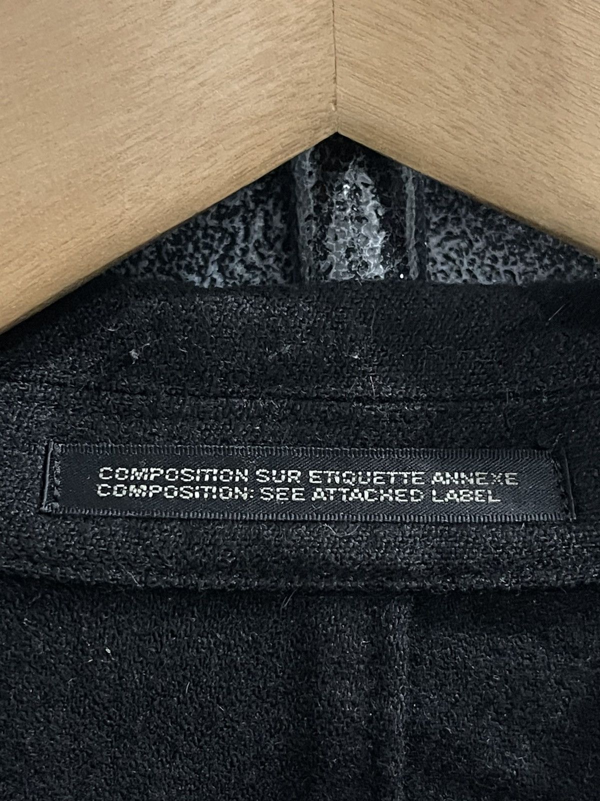 Yohji Yamamoto Vintage Yohji Yamamoto Pour Homme Wool Jacket Size US L / EU 52-54 / 3 - 13 Thumbnail