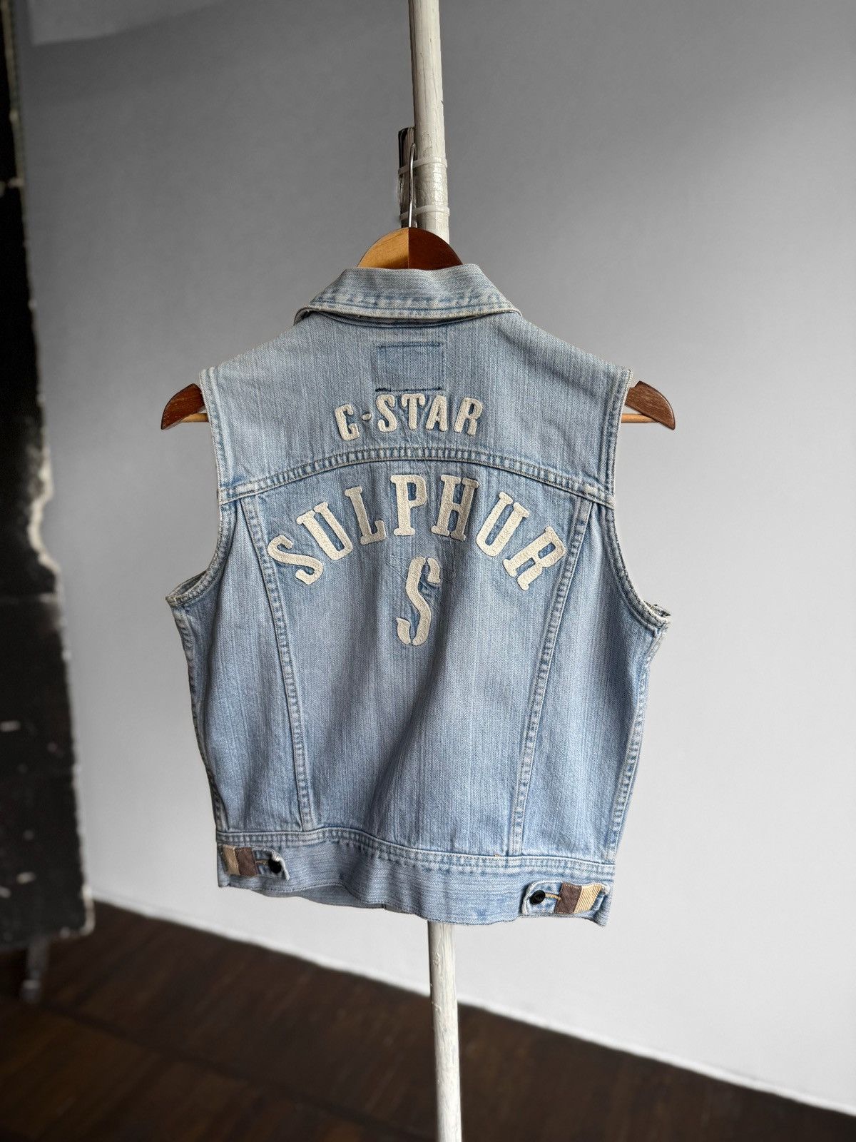 G-Star G-Star Raw Women Vintage 00s Denim Jean Tailor Art Jckt Vest Size S / US 4 / IT 40 - 3 Thumbnail