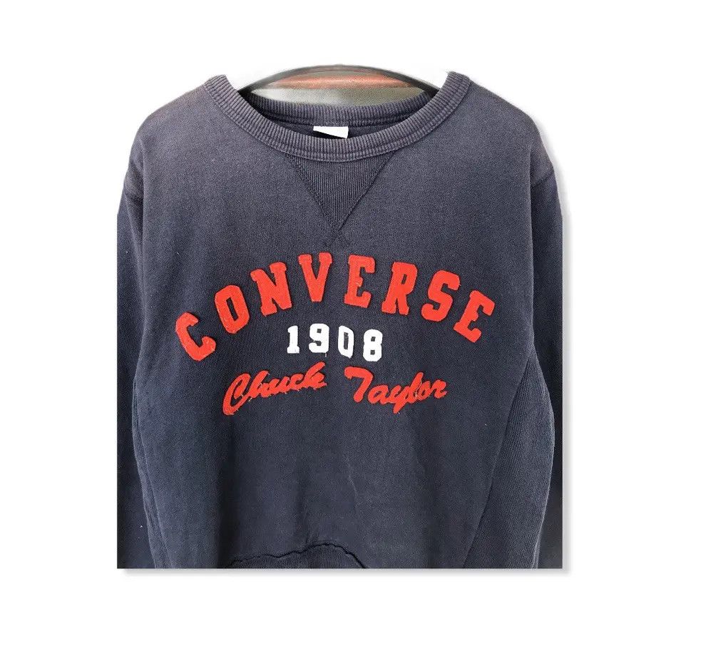 Converse Converse Spell Out Sweatshirt Size US S / EU 44-46 / 1 - 2 Thumbnail