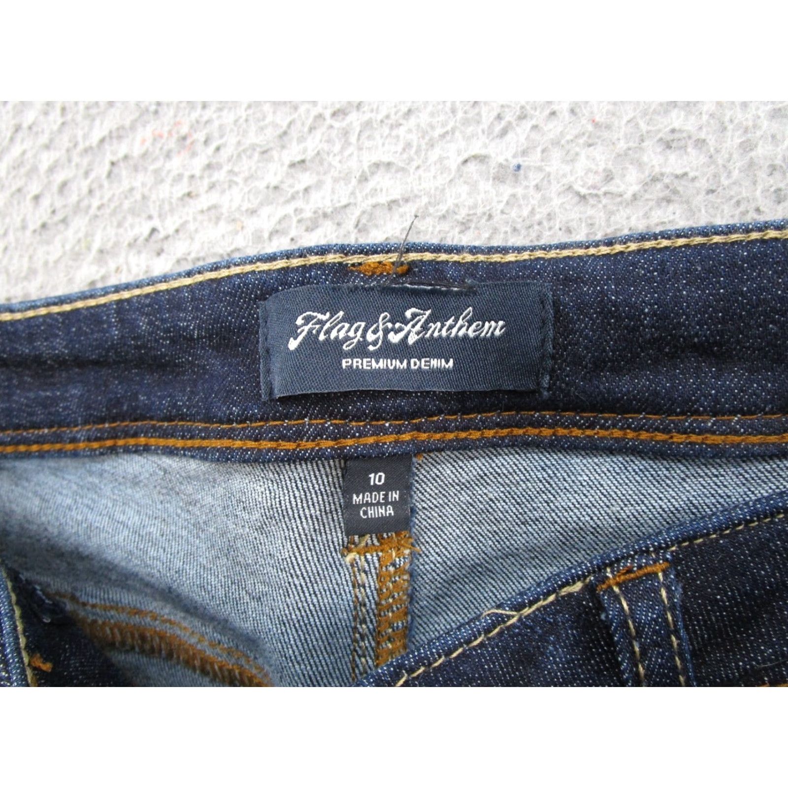 Flag & Anthem VINTAGE Flag & Anthem Premium Denim Dark Wash High Rise Skinny Jeans Women's Size 10 Size 32" / US 10 / IT 46 - 4 Thumbnail