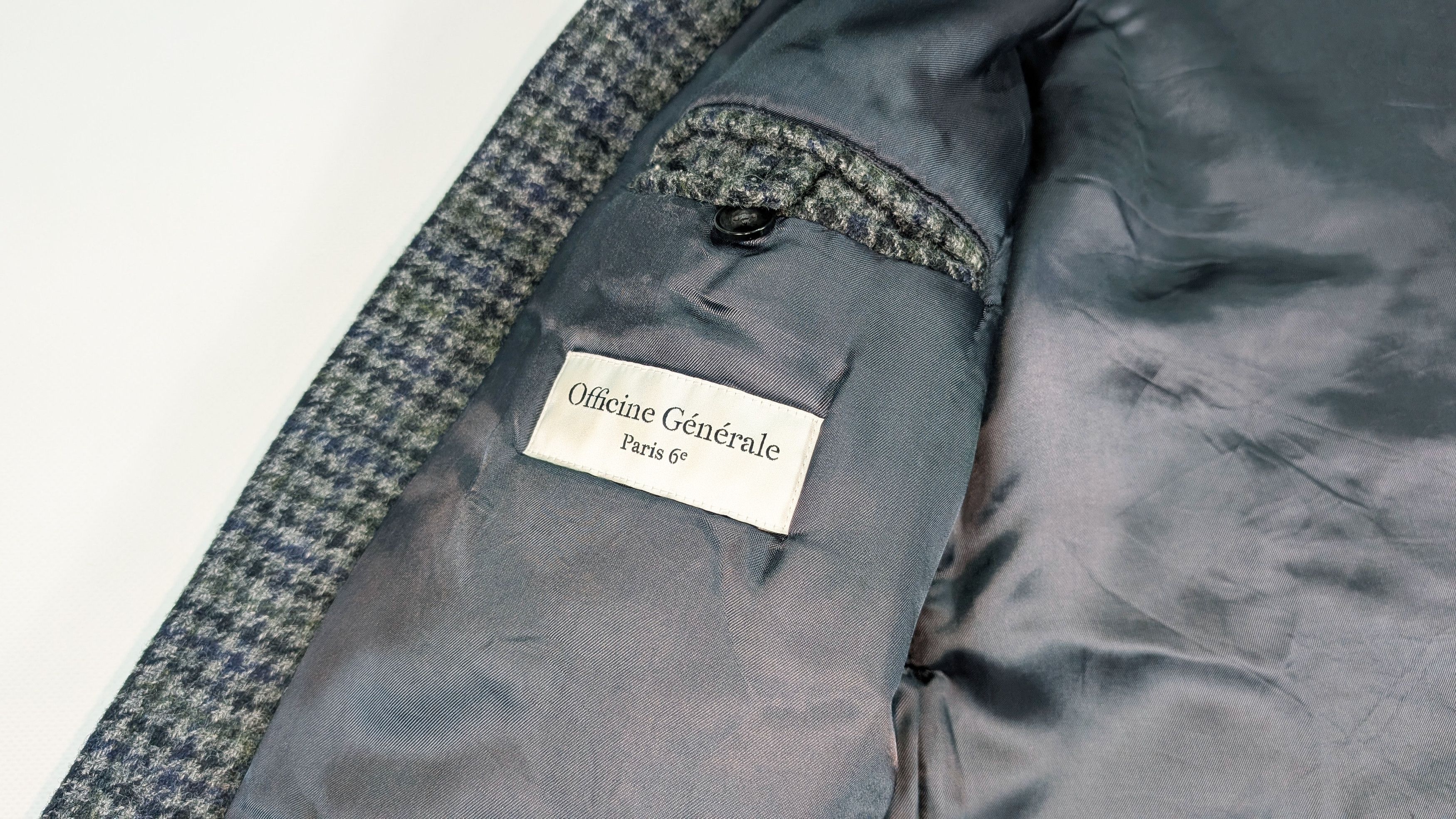 Officine Generale Officine Generale Houndstooth Wool Jacket Size 46 S Size US S / EU 44-46 / 1 - 7 Thumbnail