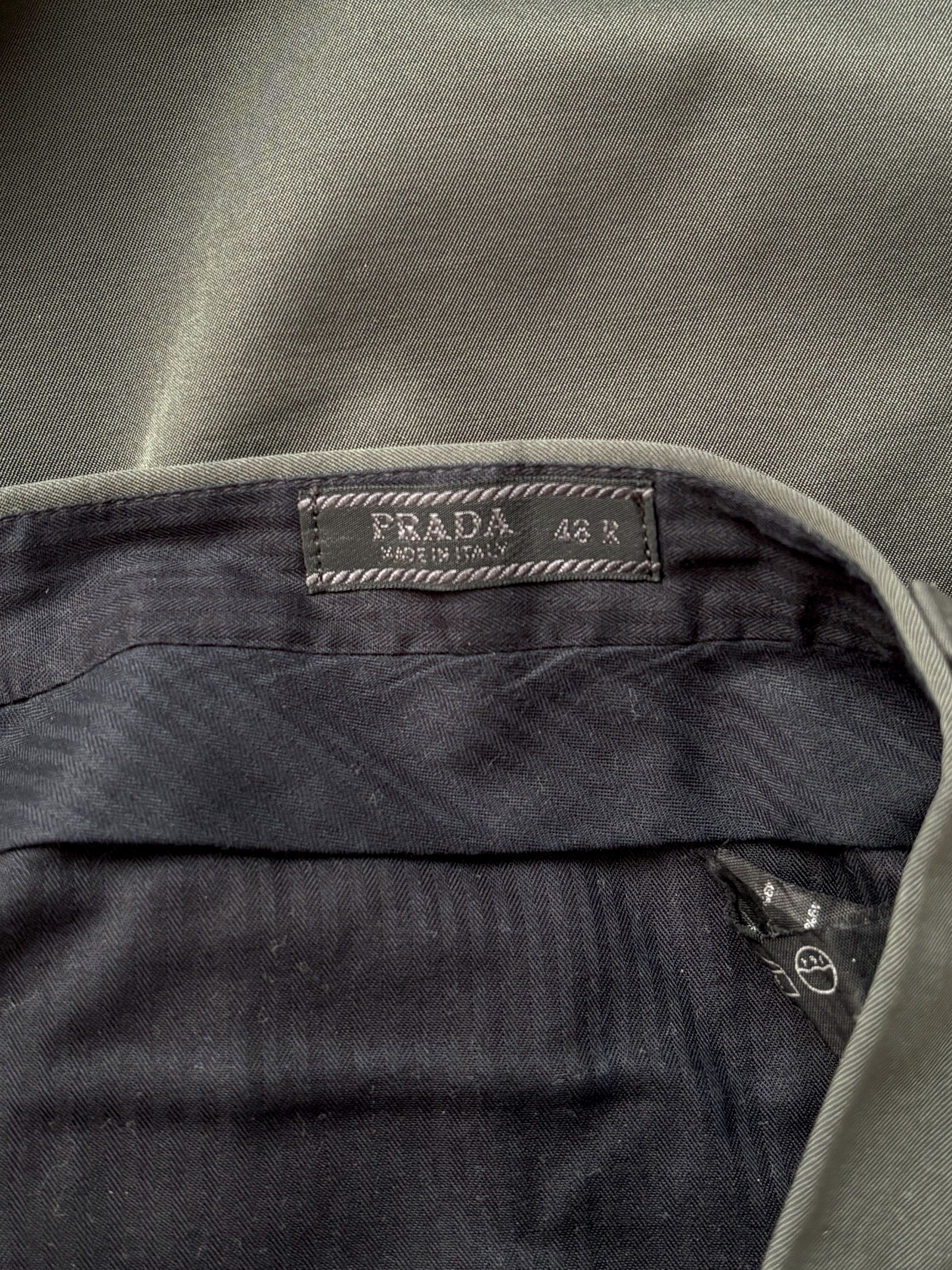 Prada ⚡️QUICK SALE⚡️Early 2000's Prada Olive Green Pants Trousers Size US 32 / EU 48 - 3 Thumbnail