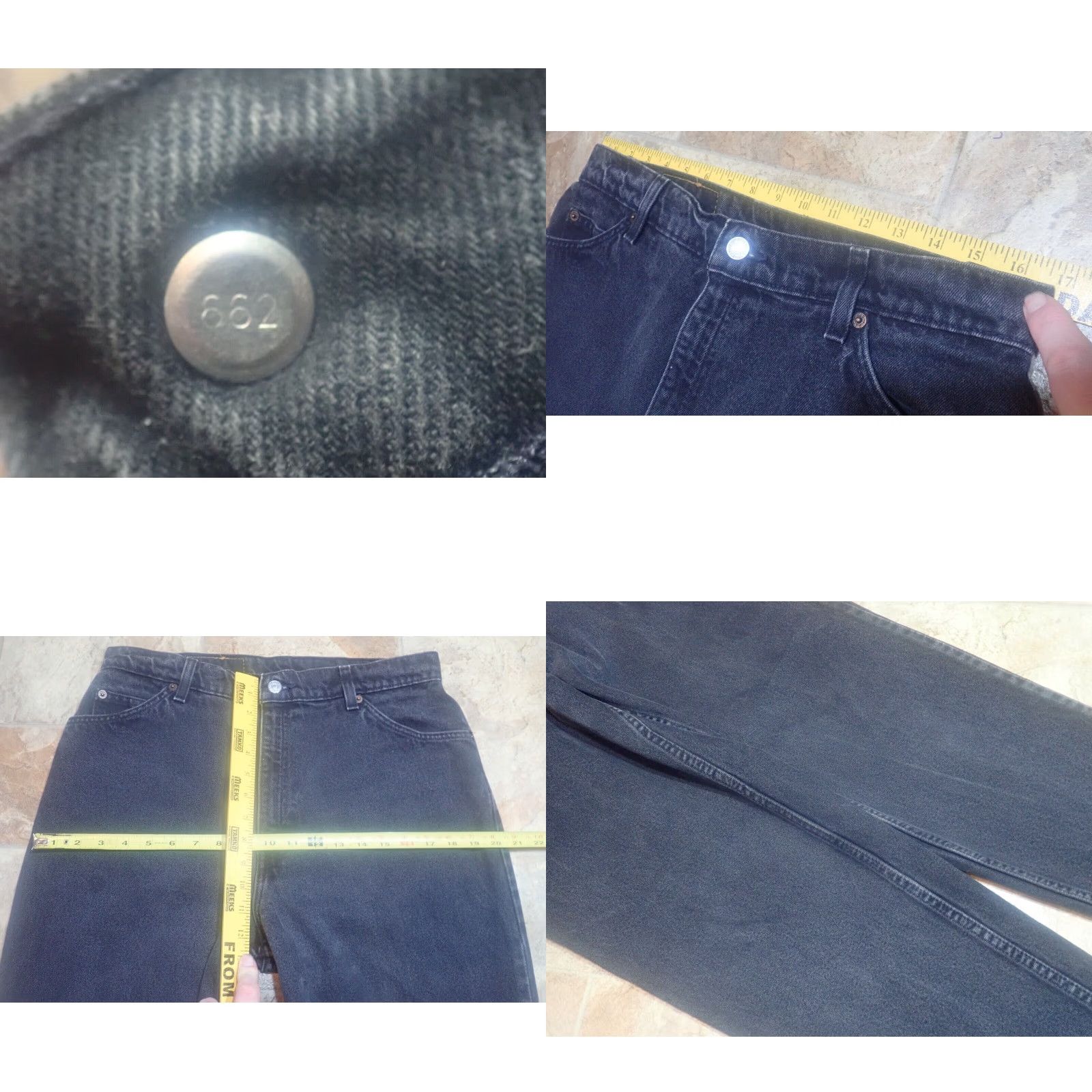 Levi's Vintage Levi's 90s Relaxed Fit Taper Leg Mom Jeans Size 14 High Waist Blue Denim 30 Inseam Women's Size 33" - 8 Thumbnail