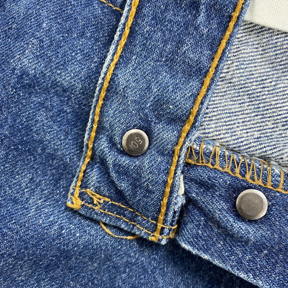 Levi's Vintage Clothing 🇺🇸1990s Vintage Levis 501 29x32 Straight Leg Faded Jeans Size US 29 - 6 Thumbnail