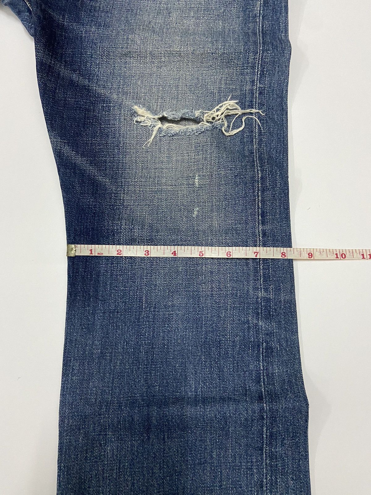 Japanese Brand × Nonnative NONNATIVE SELVEDGE DISTRESSED JEANS Size US 33 - 8 Thumbnail