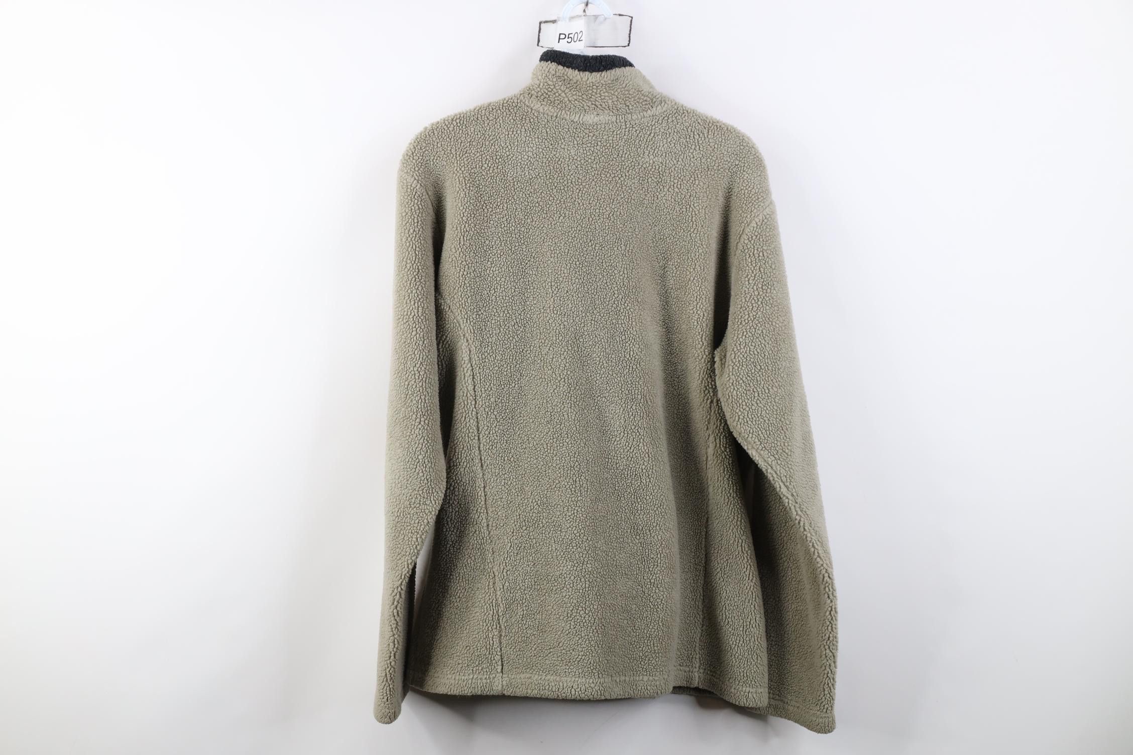 Cabelas Vintage 90s Cabelas Deep Pile Fleece Full Zip Jacket Green Size L / US 10 / IT 46 - 10 Thumbnail