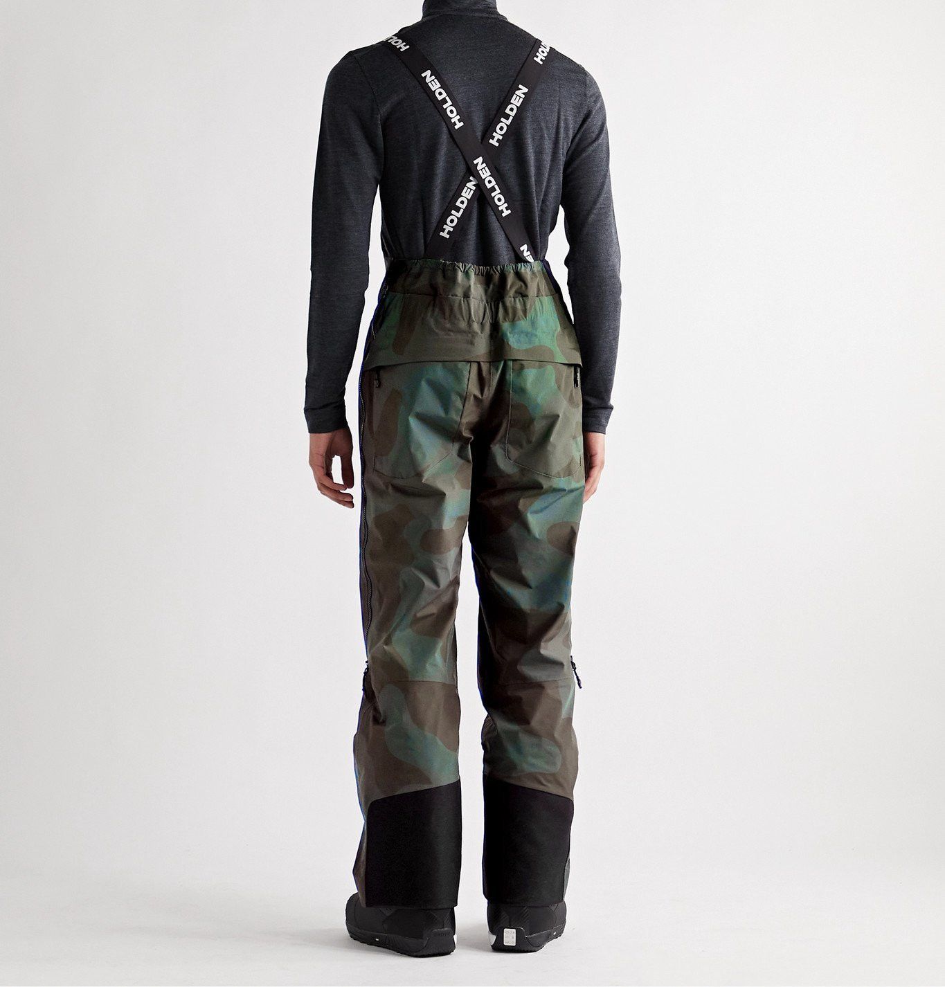 Holden Outerwear Holden - Alpine Camouflage-Print Ski Salopettes - Green Size US 32 / EU 48 - 3 Thumbnail