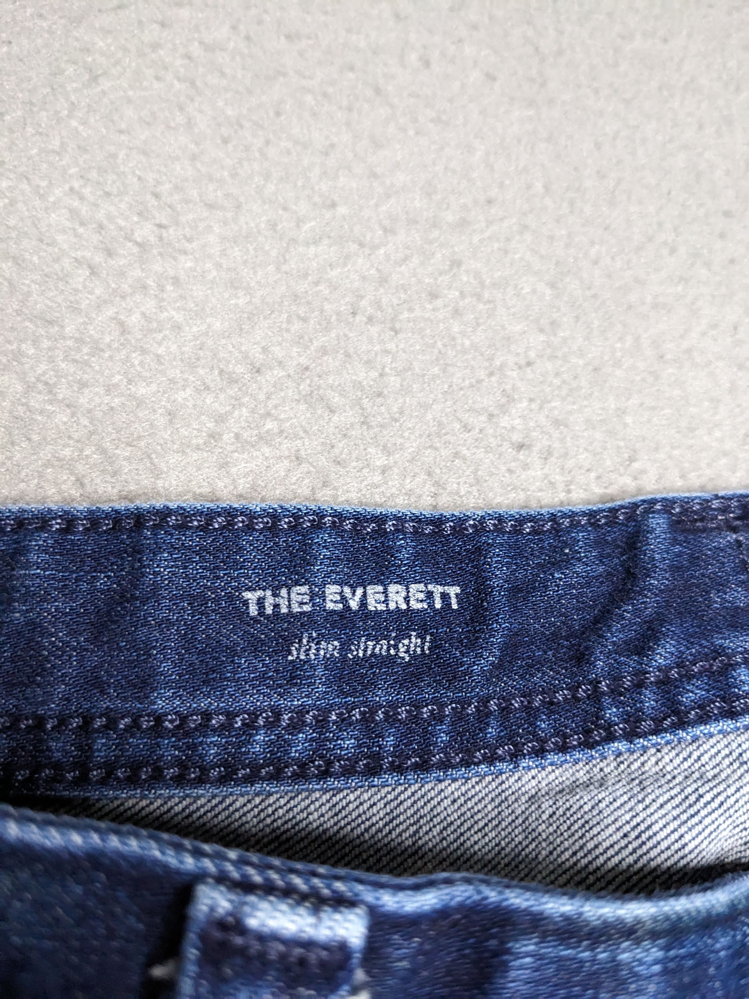 AG Adriano Goldschmied AG Adriano Goldschmied Everett Jeans 34x32 Slim Straight Size US 34 / EU 50 - 16 Thumbnail