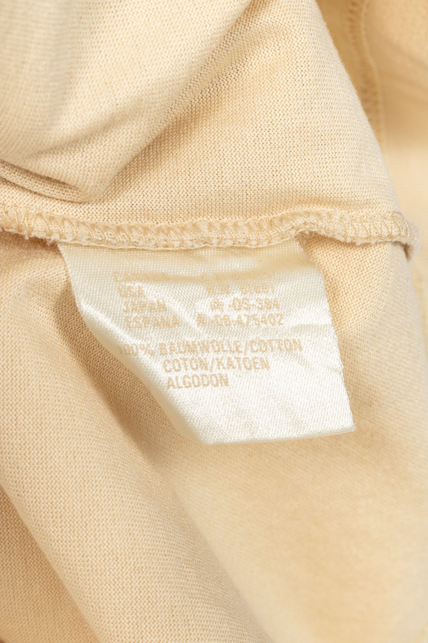 Escada Escada by Margaretha Ley Cream Cotton Embroidered T-Shirt Size S / US 4 / IT 40 - 7 Thumbnail