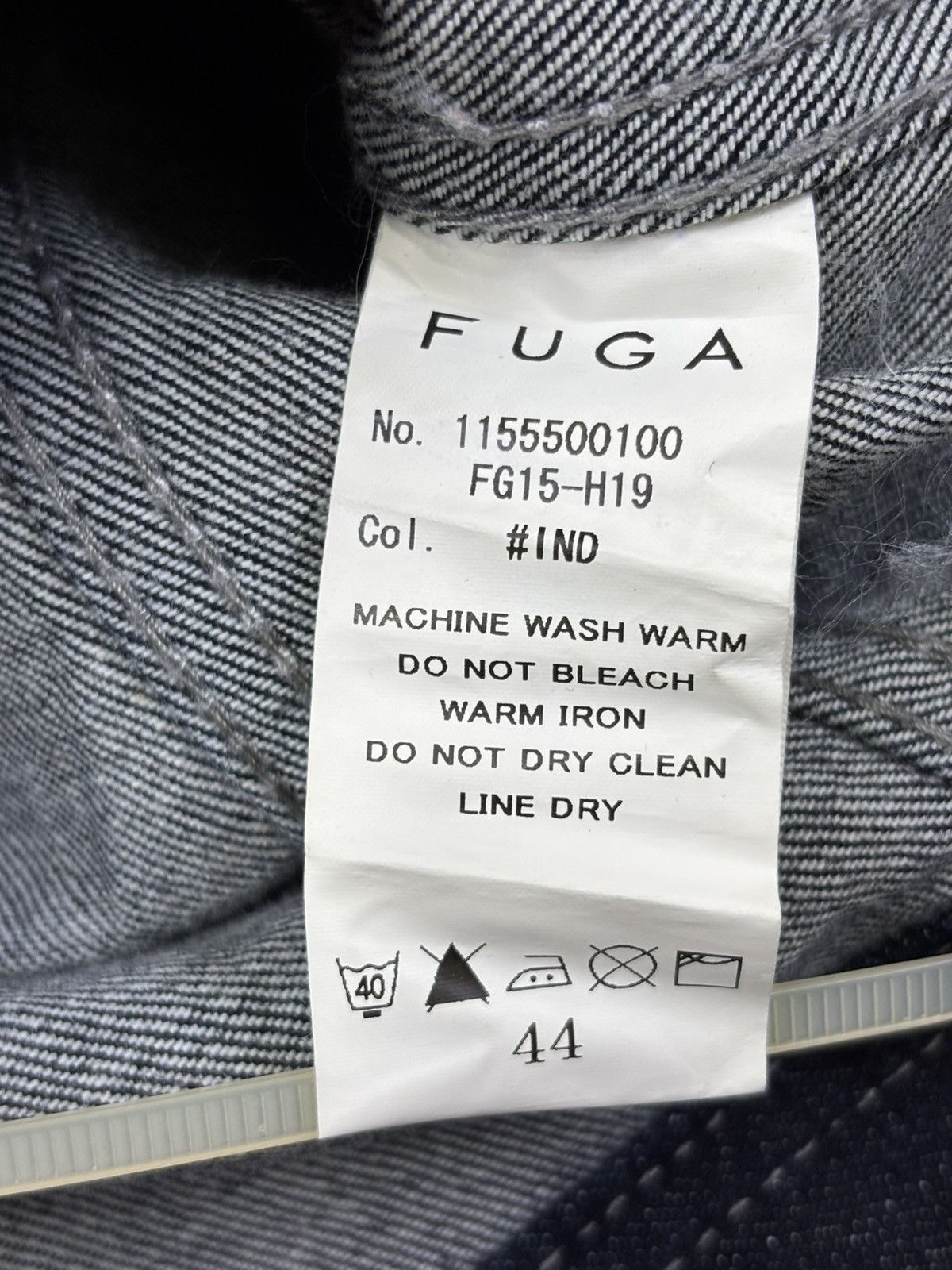 GOSTAR DE FUGA 💥Archival💥Fuga Claw Mark Fades Skinny Trucker Jacket K9 Size US XS / EU 42 / 0 - 9 Thumbnail