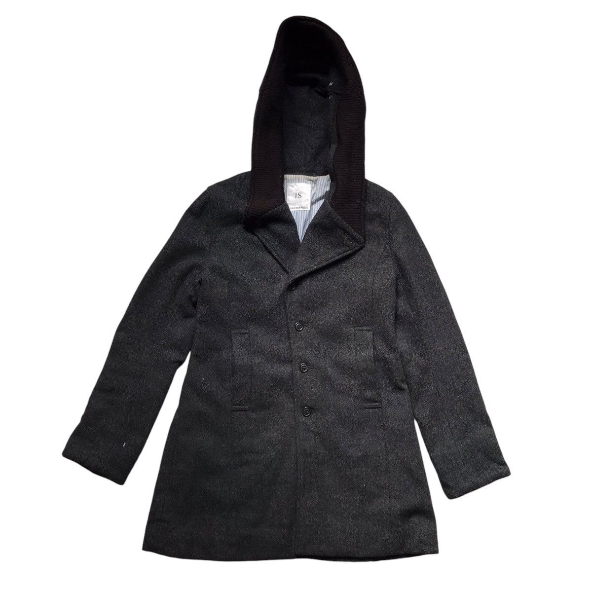 Issey Miyake VINTAGE ISSEY MIYAKE SUNAU KUWAHARA WOOL IF SIX WAS NINE JAC Size S / US 4 / IT 40 - 1 Thumbnail