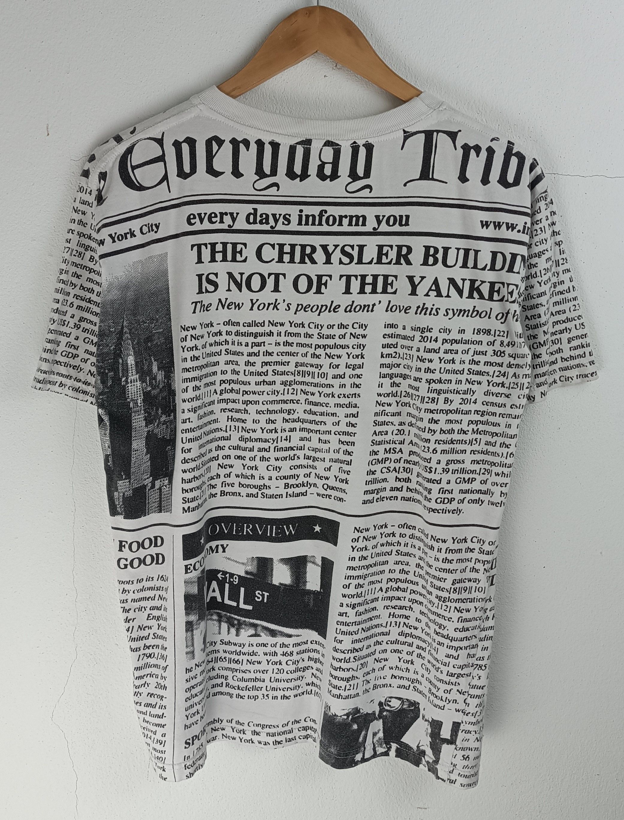 Other VINTAGE NEWSPAPER PAGE DESIGN PUNK SEDITIONARIES SEX PISTOLS Size US M / EU 48-50 / 2 - 4 Thumbnail