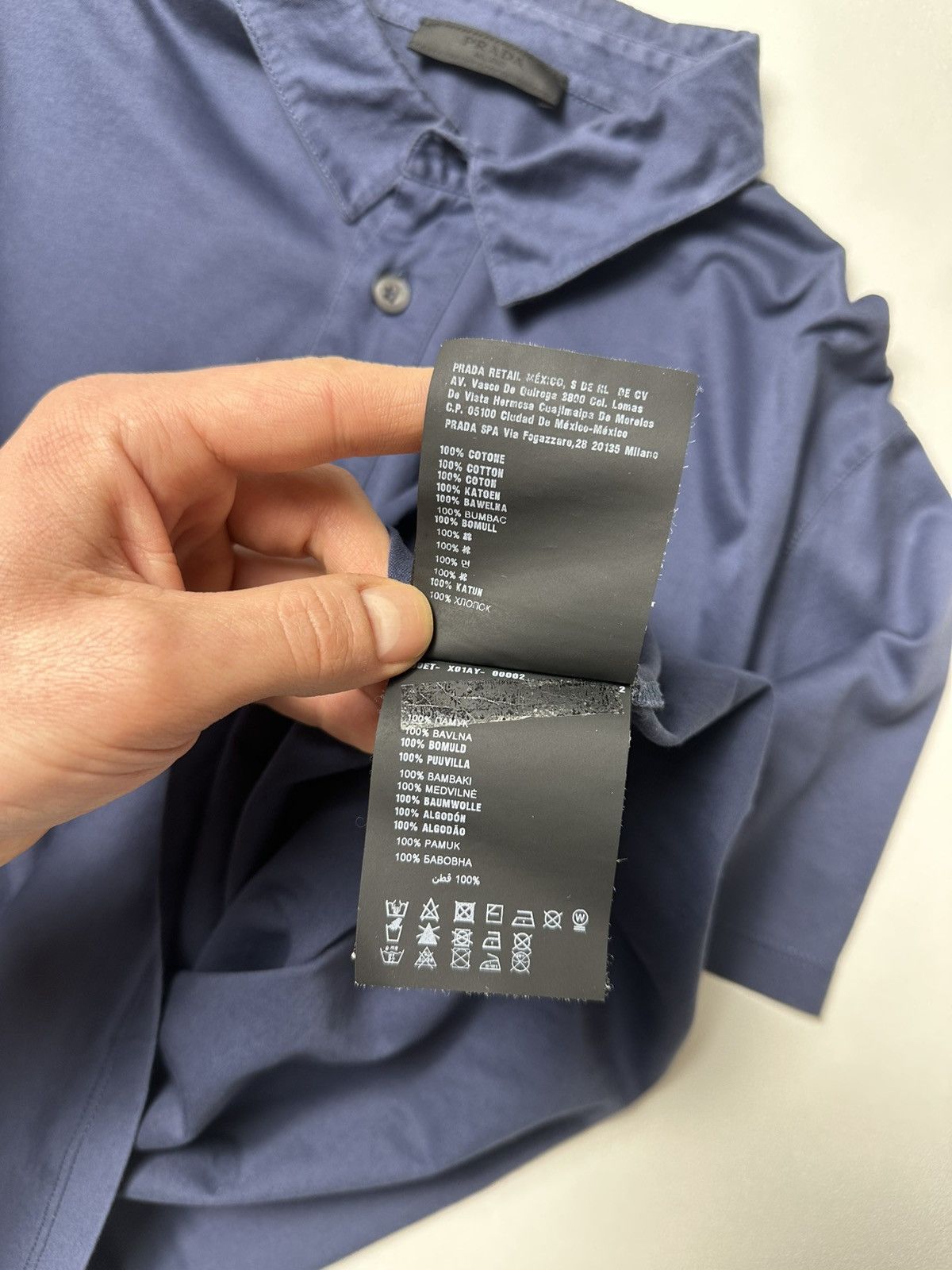 Prada Prada polo legit size L fits M mens mint 🤌🏼 Size US L / EU 52-54 / 3 - 19 Thumbnail