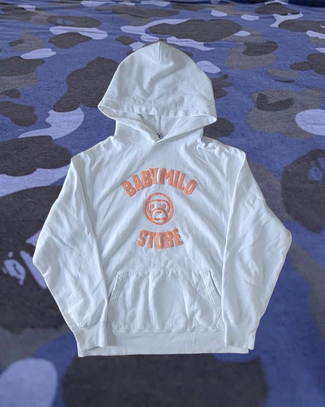 Bape 2005 ORANGE BABY MILO HOODIE Size US S / EU 44-46 / 1 - 1 Thumbnail