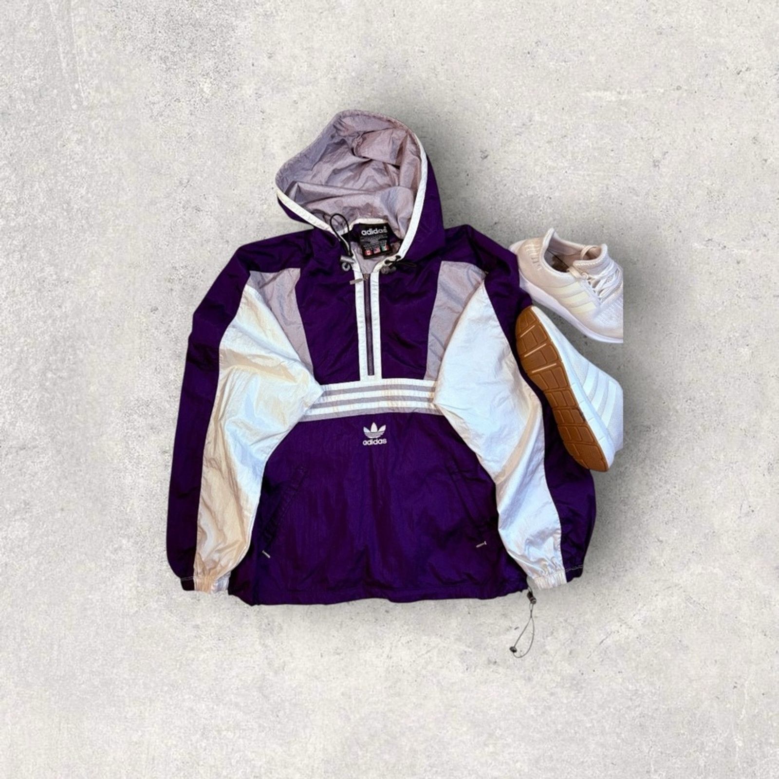 Adidas Adidas Purple and White Women's Jacket Size S / US 4 / IT 40 - 4 Thumbnail