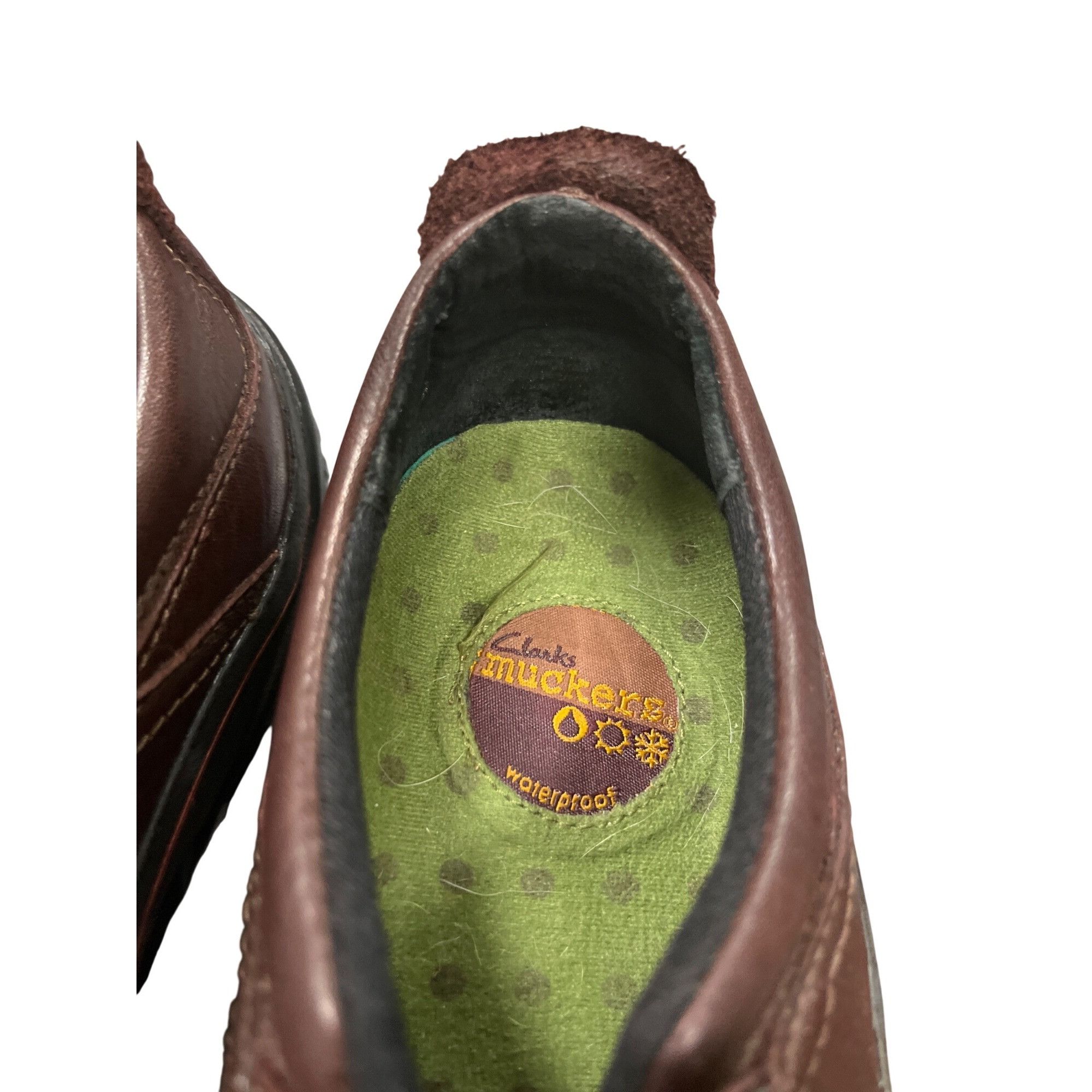 Clarks Clarks Muckers wms brown leather waterproof casual shoes sz Size US 7 / IT 37 - 10 Thumbnail