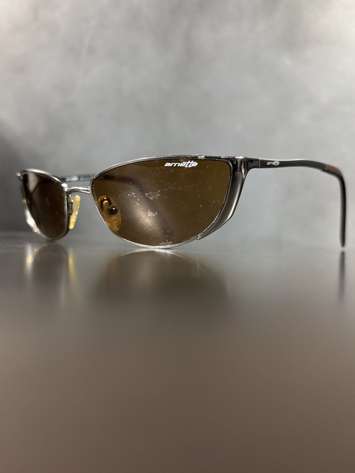 Arnette Vintage Arnette Sunglasses Colt 3019 Made in Italy 90s 2000s Size ONE SIZE - 2 Thumbnail