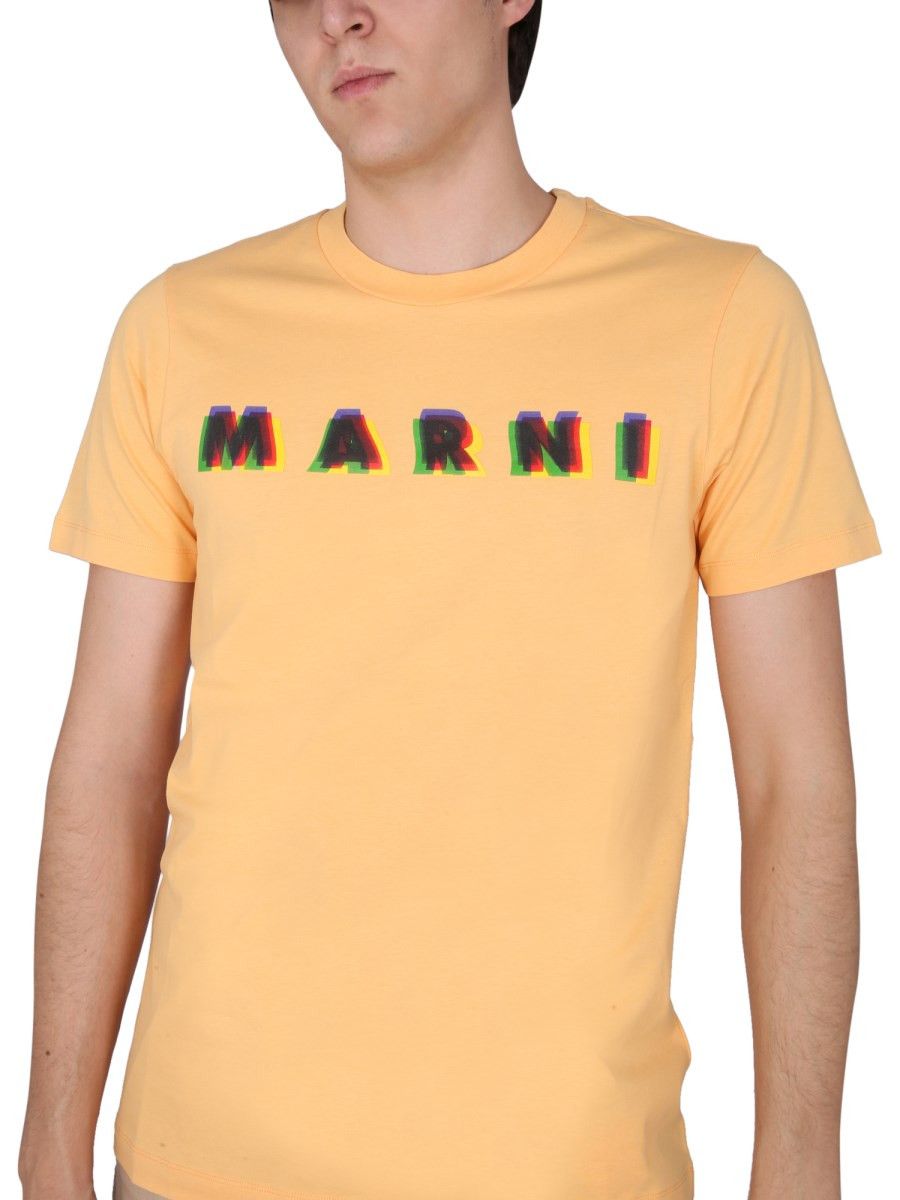 Marni o1srvl11e0724 T-Shirt in Orange Size US XS / EU 42 / 0 - 4 Thumbnail