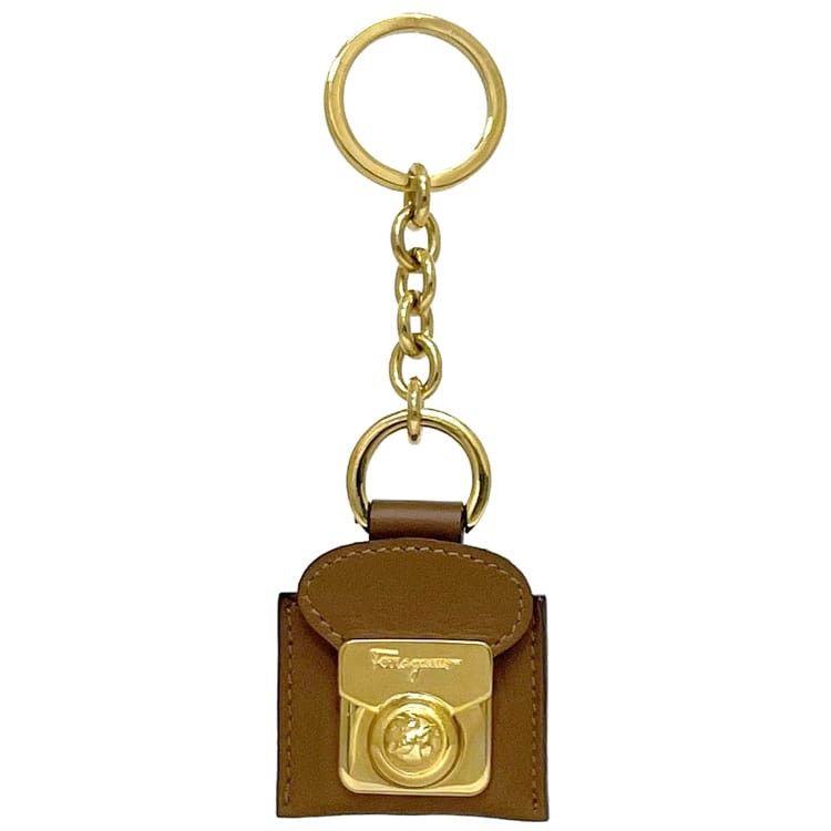Salvatore Ferragamo SALVATORE FERRAGAMO Brown Leather Size ONE SIZE - 1 Thumbnail