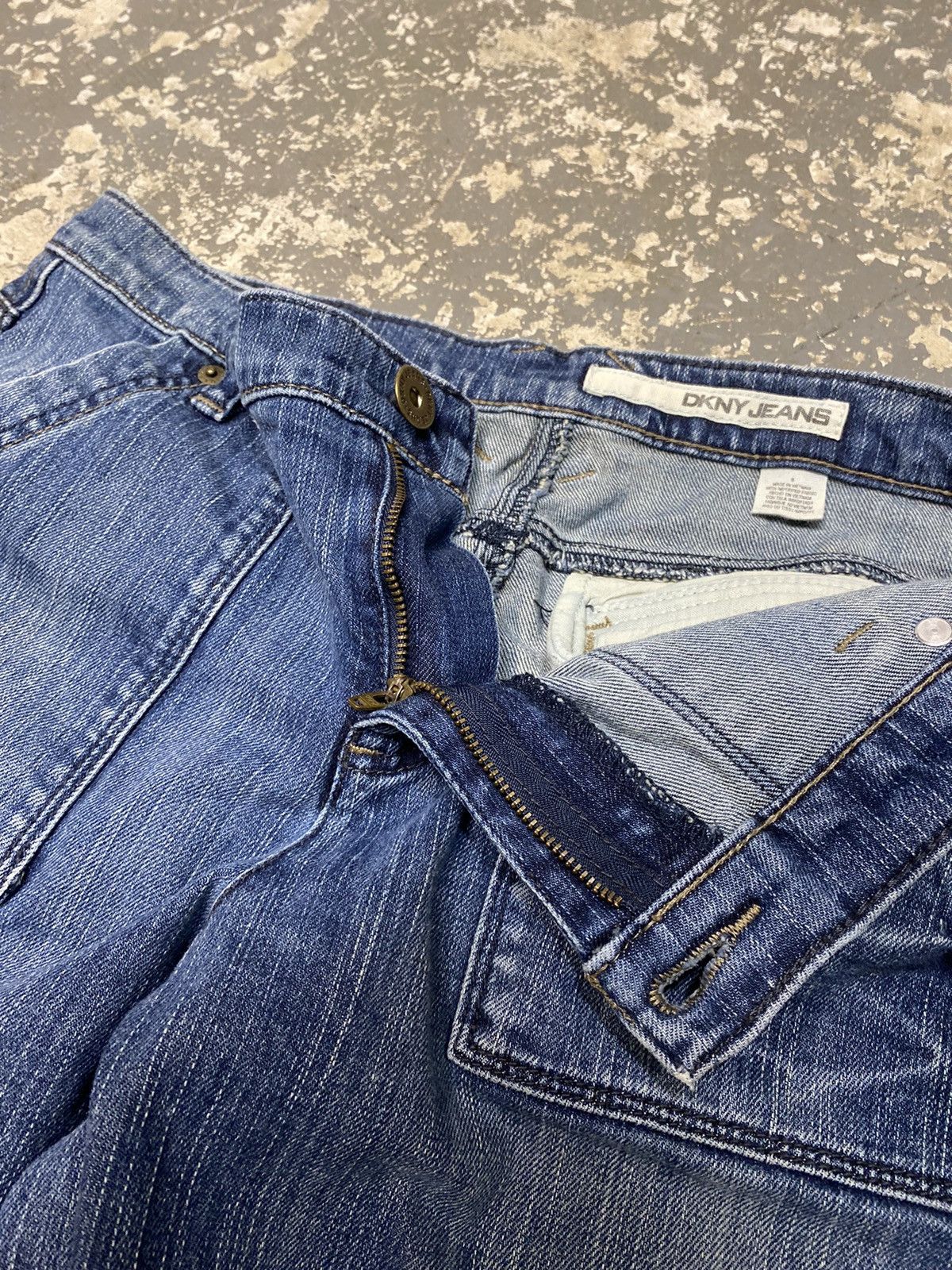 DKNY × Vintage Vintage Dkny Baggy Denim Jean Pants Size 30" / US 8 / IT 44 - 11 Thumbnail