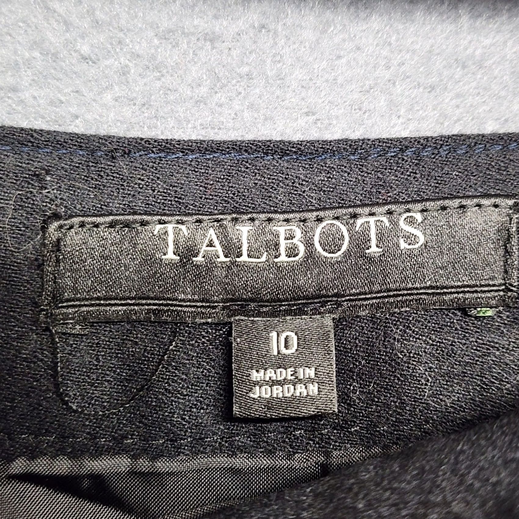 Talbots Talbots Skirt Womens 10 Black A-Line Midi Zip Career Office Women Mens? Size 32" / US 10 / IT 46 - 3 Thumbnail