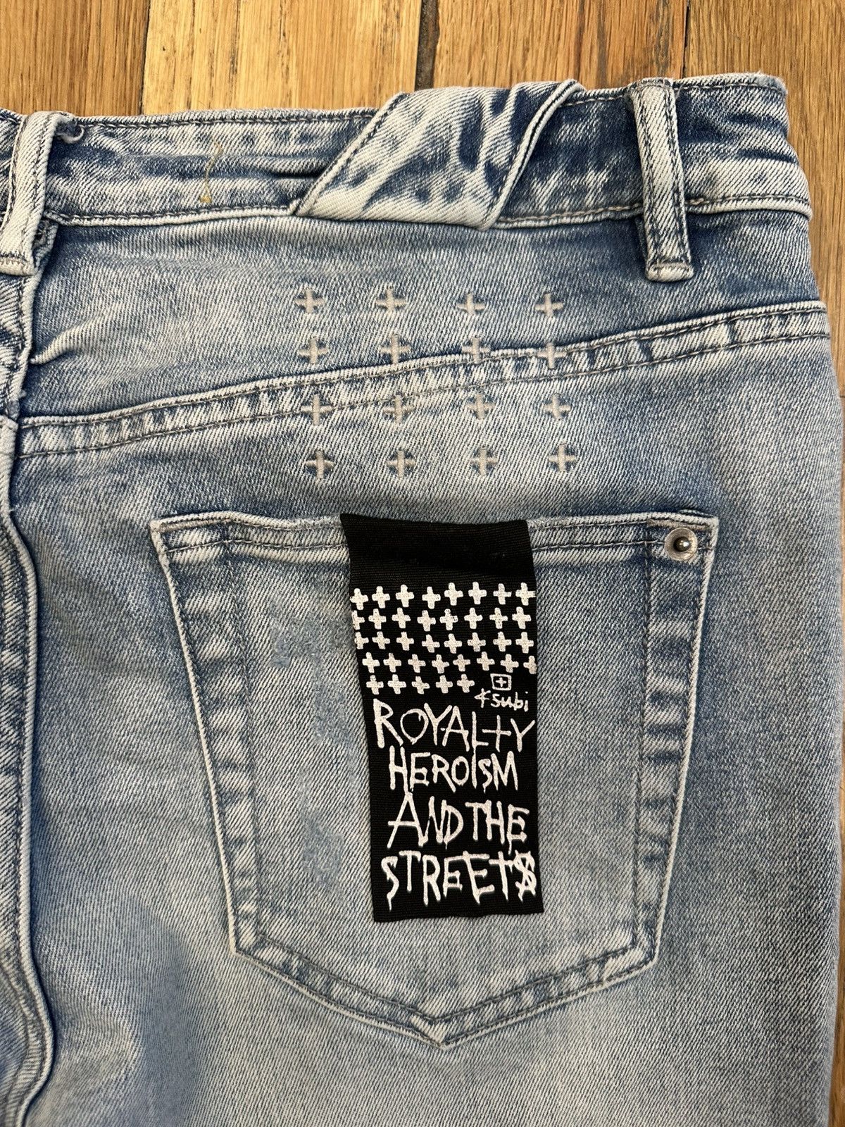 Ksubi Ksubi Distressed Blue Denim Jeans Sz 32 Size US 32 / EU 48 - 4 Thumbnail