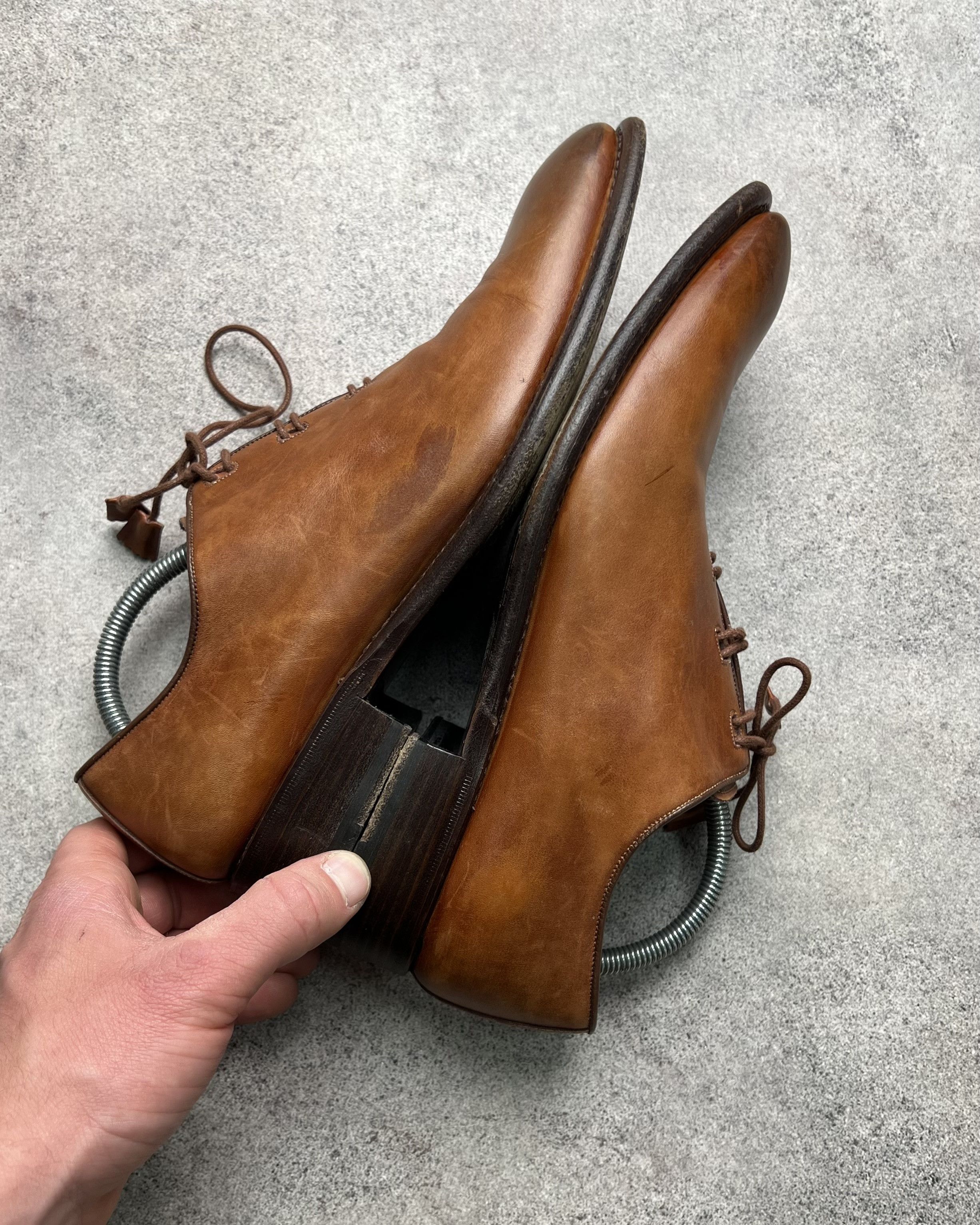 Firenze Harris Firenze 1913 antique italian leather shoes Size US 7.5 / EU 40-41 - 9 Thumbnail