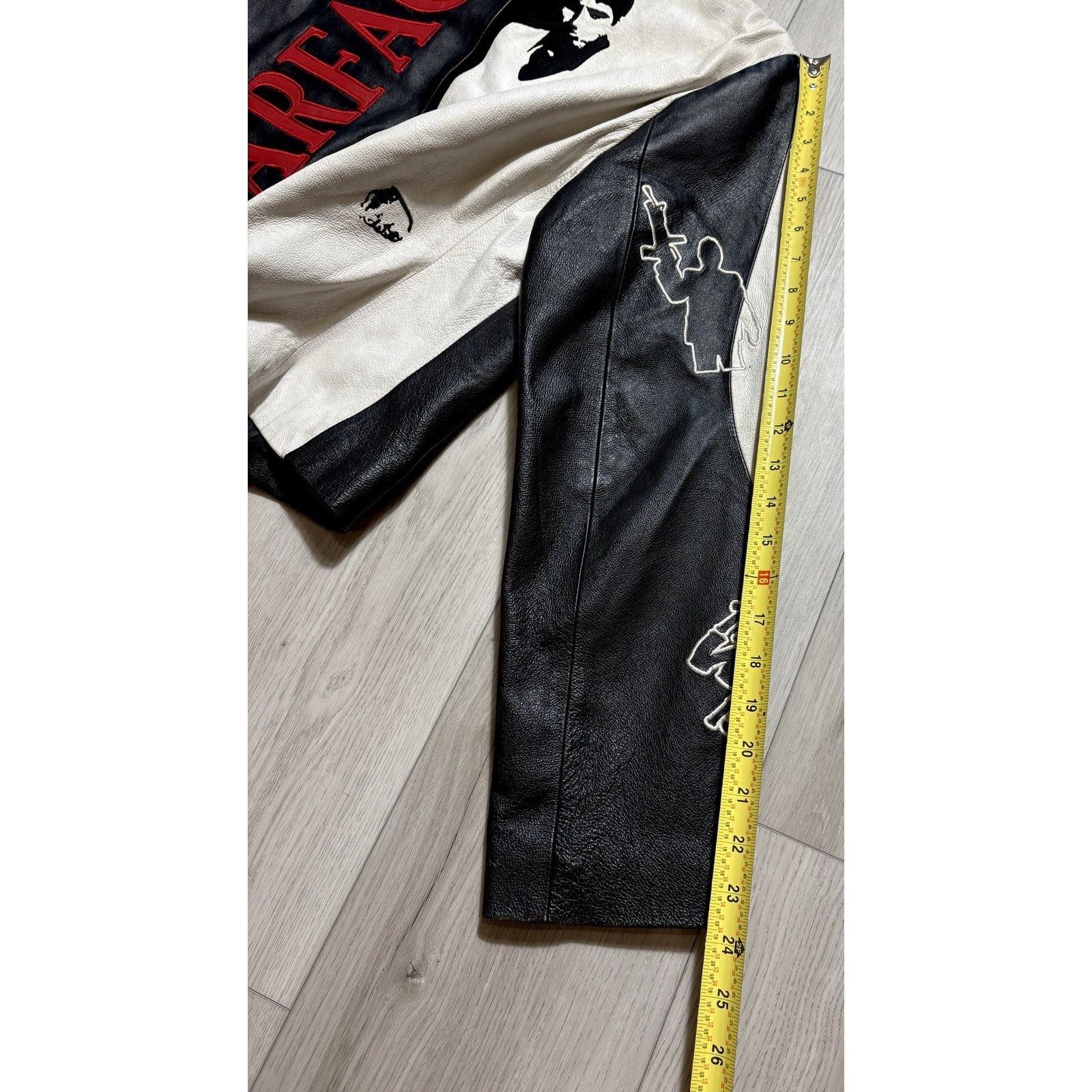 JH Design Scarface Licensed JH Design Leather Jacket Y2K Womens L Size L / US 10 / IT 46 - 24 Thumbnail