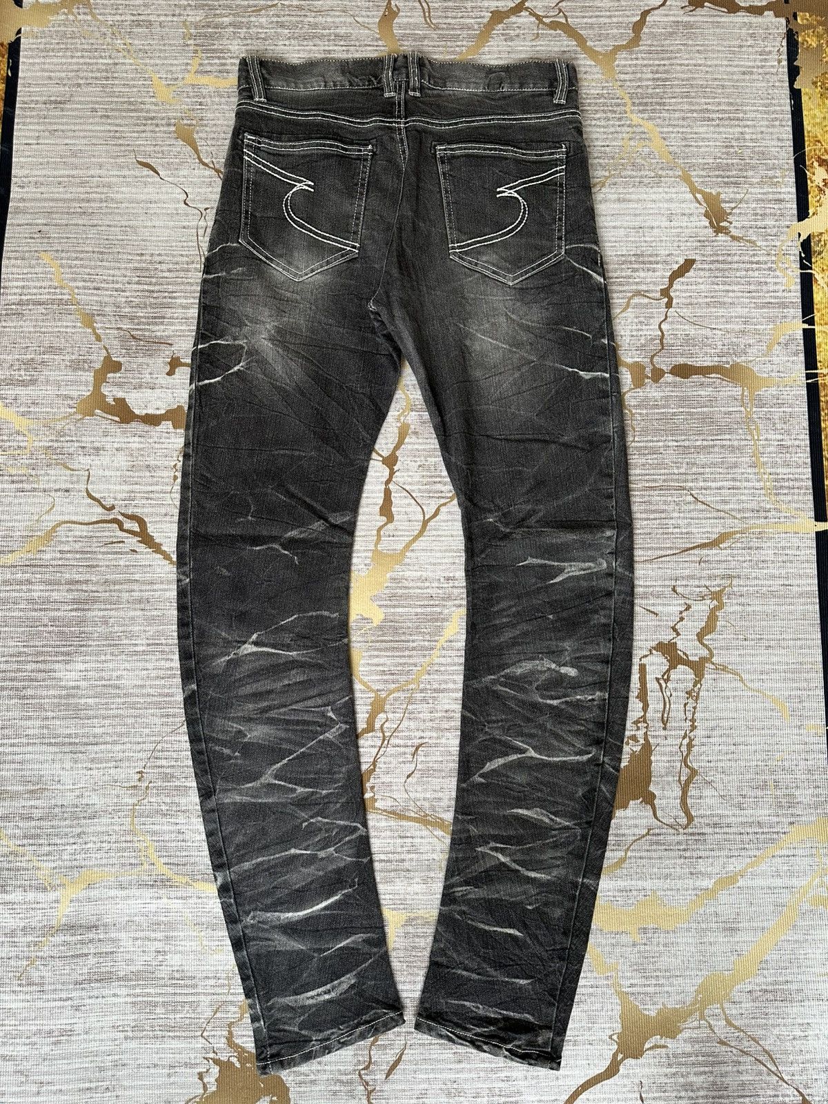 semanticdesign Semantic Design Claw Marks Curve Leg Strechable Denim Size US 30 / EU 46 - 3 Thumbnail