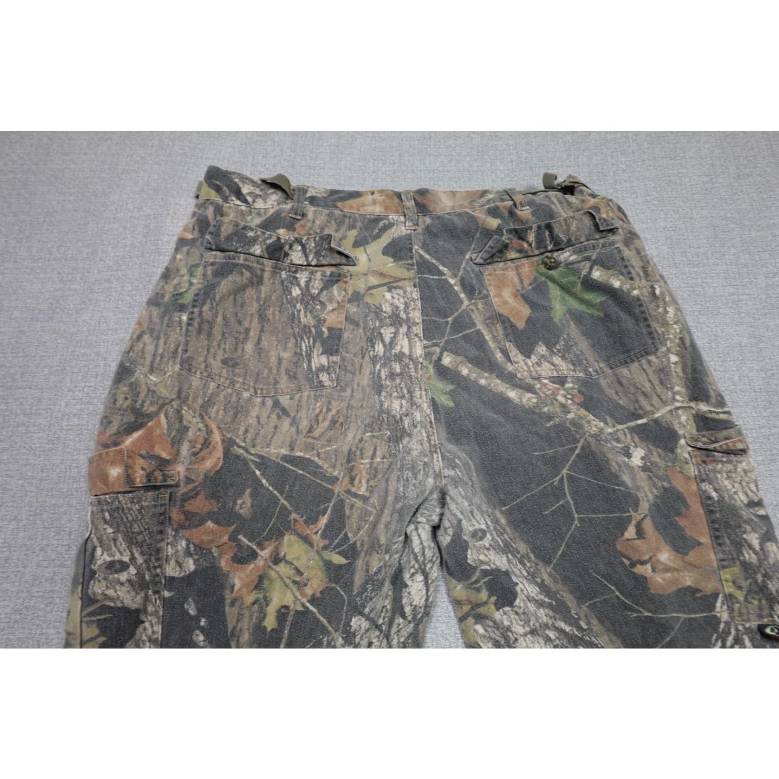 Vintage Vintage Mossy Oak Pants Mens XL Brown Cargo Outdoors 5-Pocket Design Straight Relaxed Wool? Polyester? Size US 36 / EU 52 - 6 Thumbnail