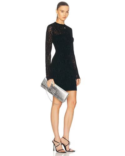 Givenchy o1srvl11e0625 Size:OS/ 4G Liquid-Long Clutch in Silver Size ONE SIZE - 4 Thumbnail