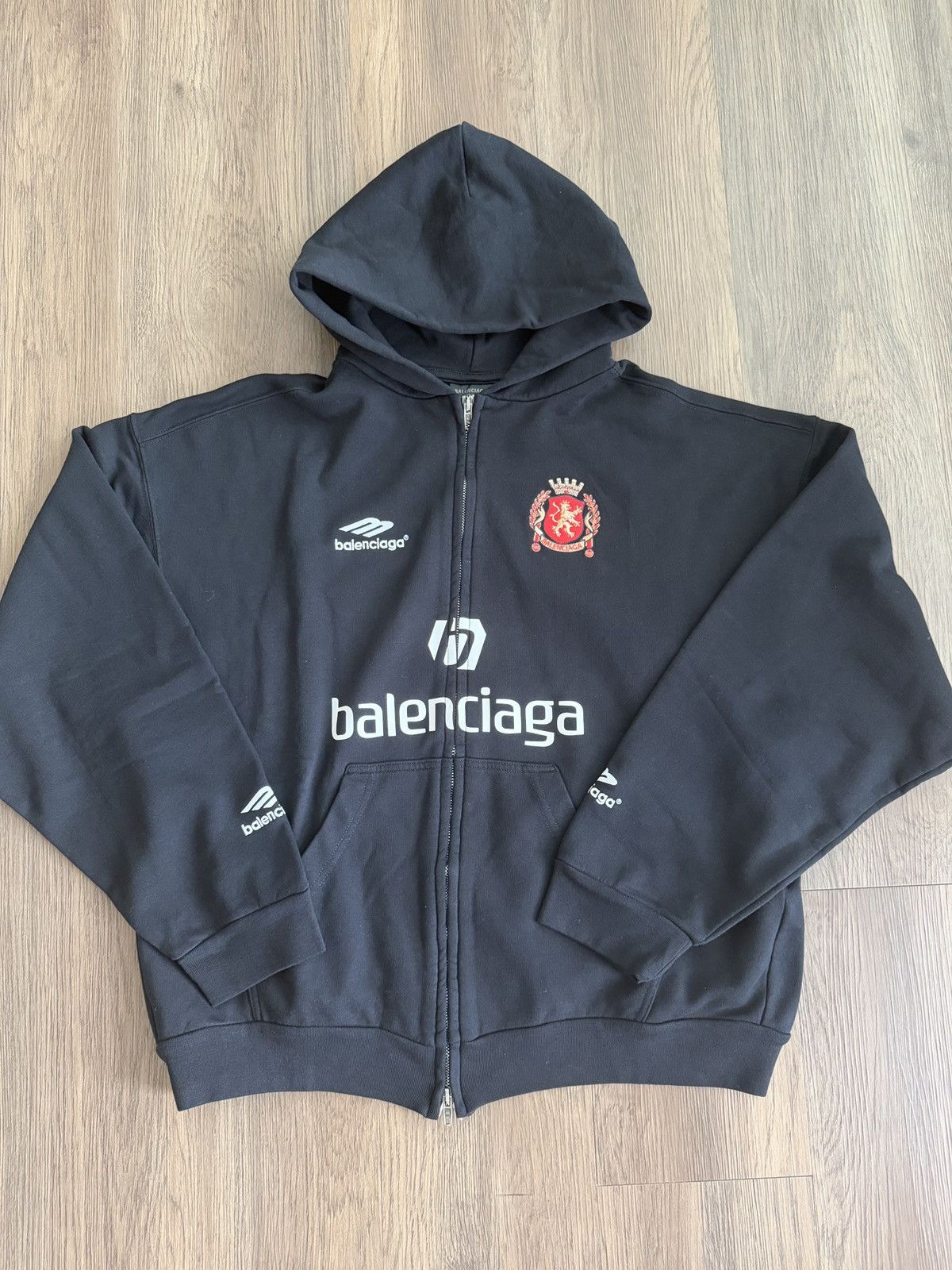 Balenciaga Balenciaga Soccer Hoodie Size US M / EU 48-50 / 2 - 1 Thumbnail