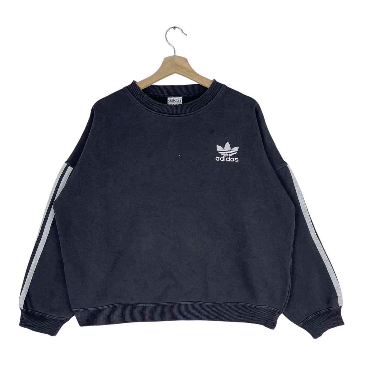 Adidas × Vintage 90’s Adidas Crewneck Size US L / EU 52-54 / 3 - 1 Thumbnail