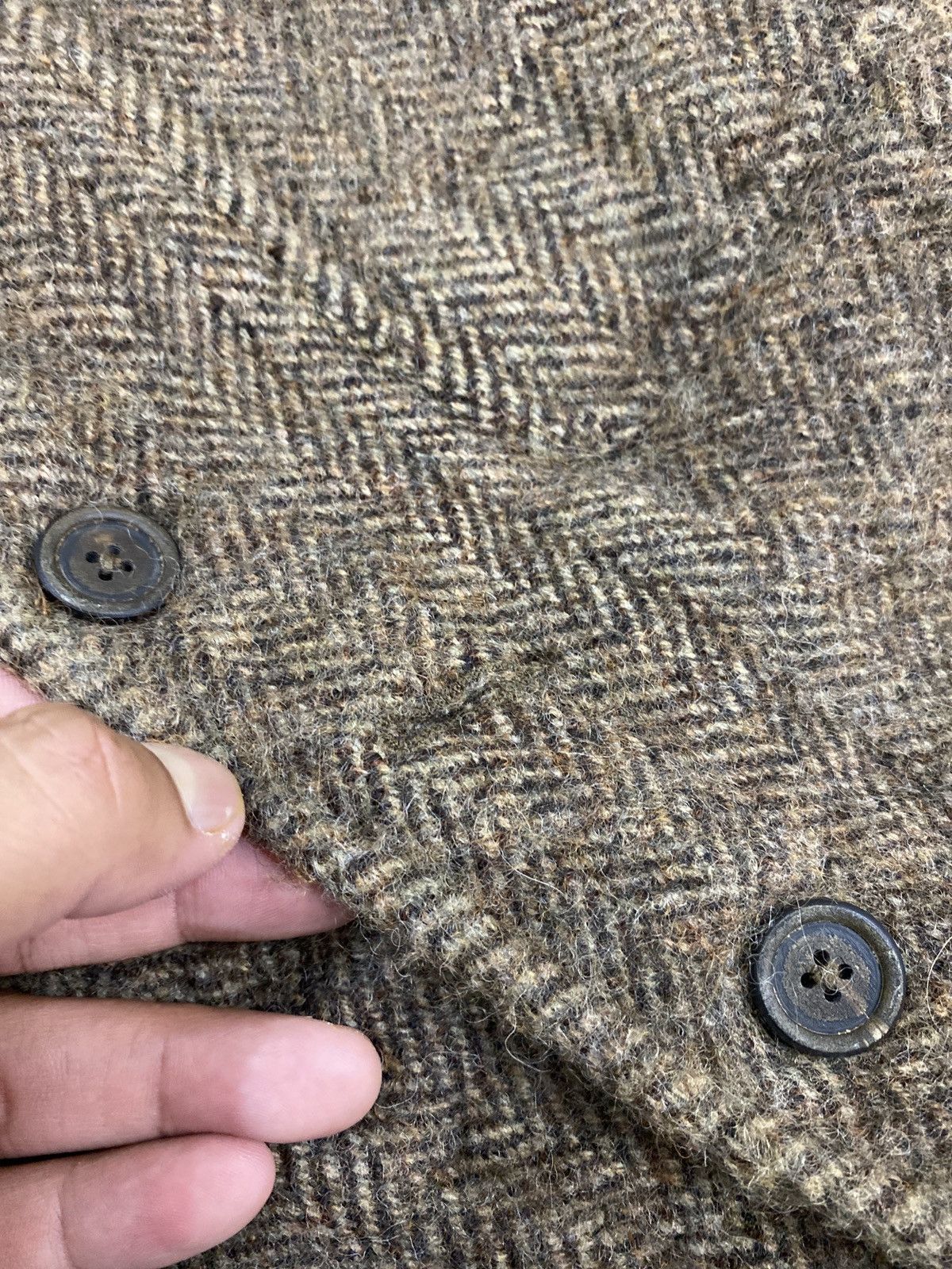 Rugby Ralph Lauren RUGBY Ralph Lauren Herringbone Wool Jacket Vintage Size US M / EU 48-50 / 2 - 9 Thumbnail