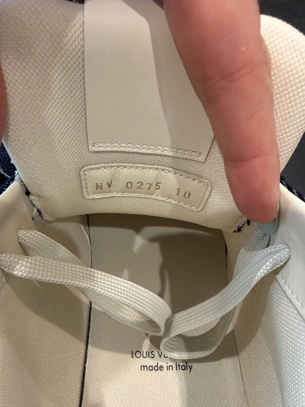 Louis Vuitton Louis Vuitton Trainer Sneaker – Denim Studded Size US 10 / EU 43 - 6 Thumbnail