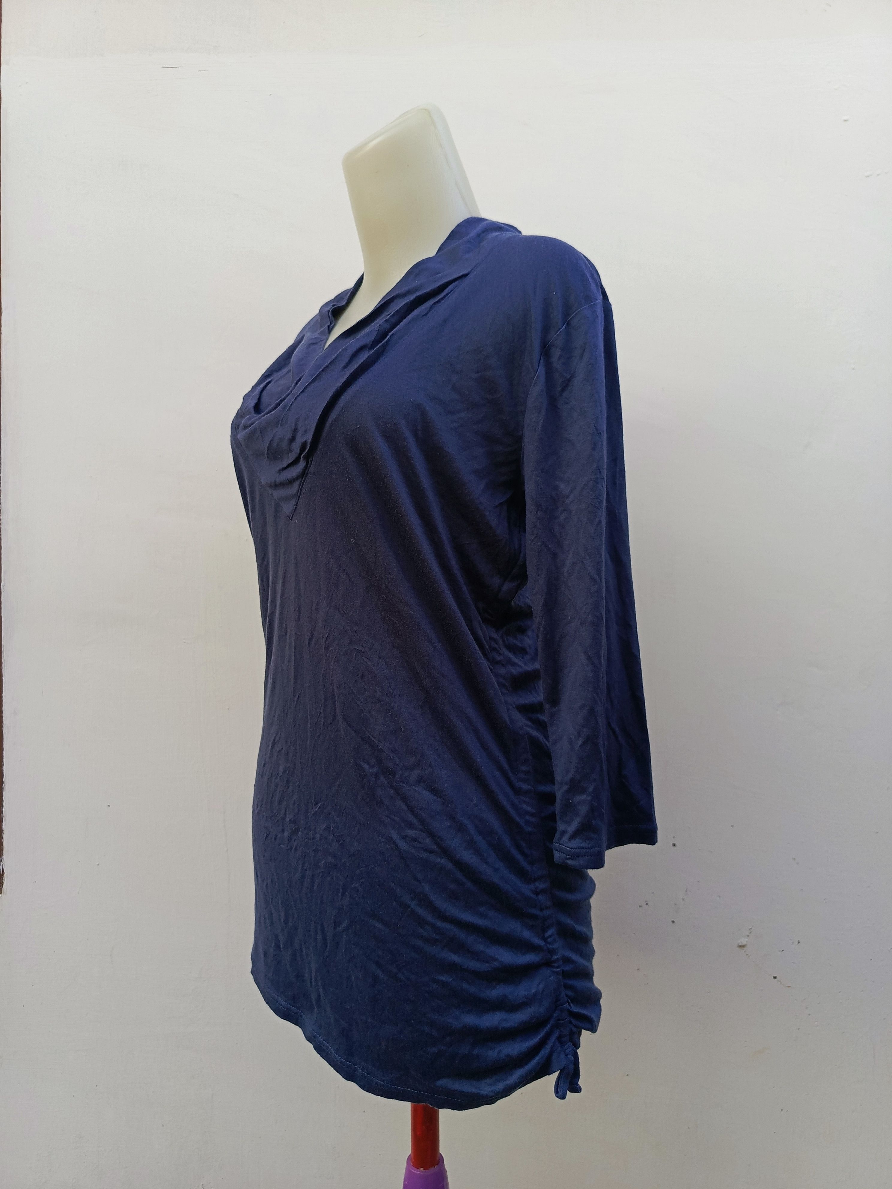 5351 POUR LES FEMMES 5351 Pour Les Hommes Women Cowl Neck Blouse Draped Size M / US 6-8 / IT 42-44 - 5 Thumbnail