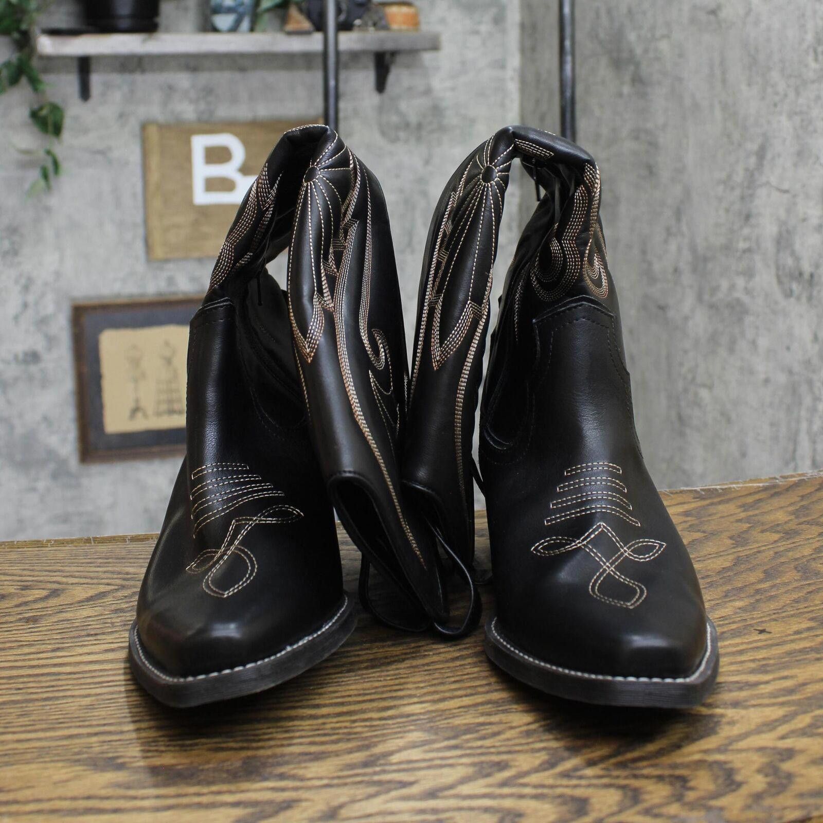 Designer Wild Fable Dress Boots with Memory Foam Insole Black 12 Size US 12 / IT 42 - 4 Thumbnail