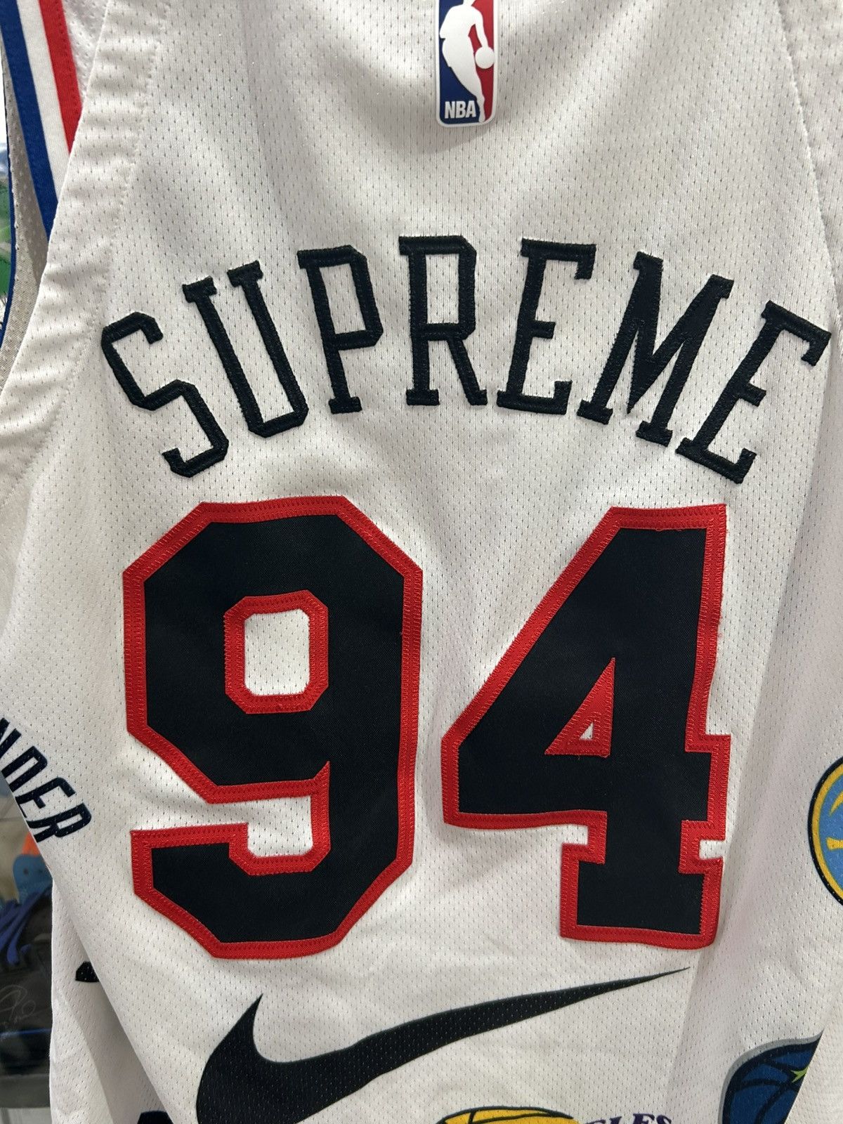 NBA × Supreme Supreme NBA team jersey white Size US M / EU 48-50 / 2 - 6 Thumbnail