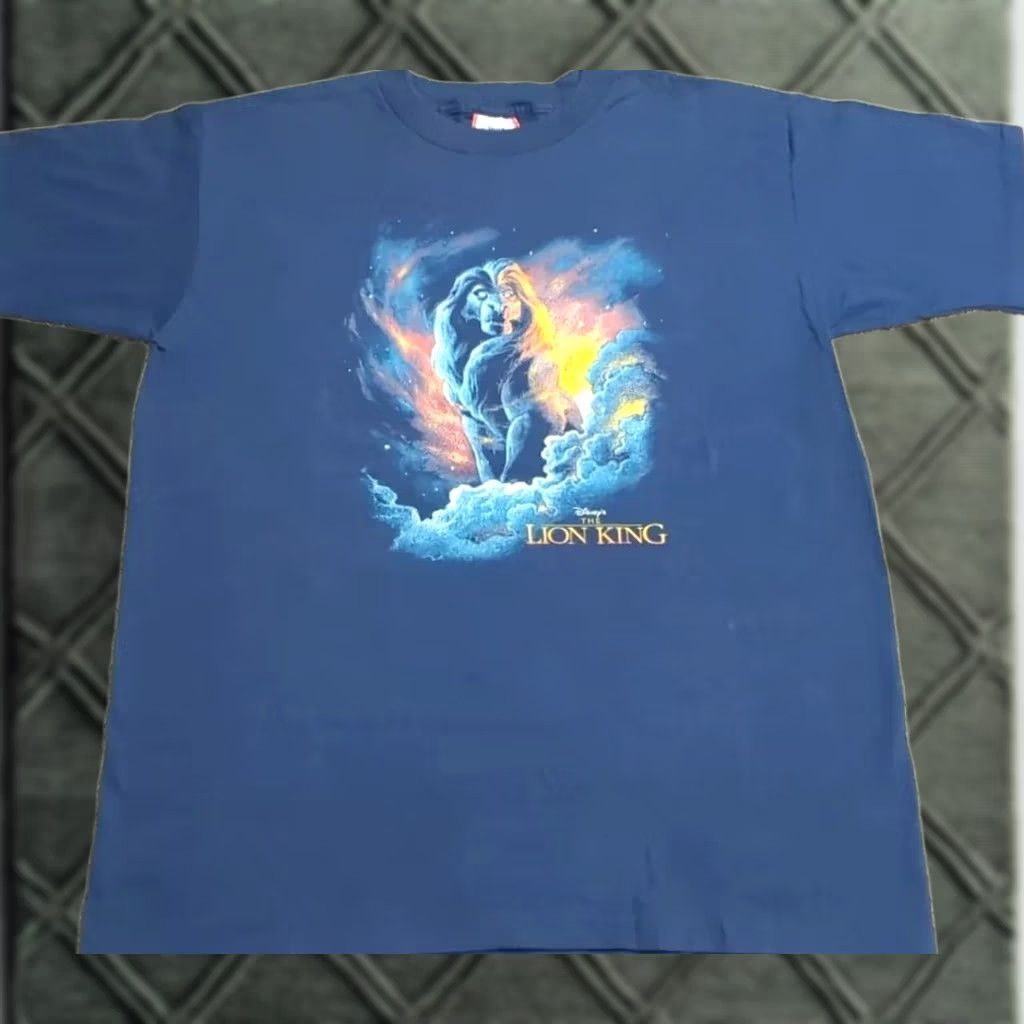 Disney VINTAGE Disney The Lion King Shirt Mufasa Medium Made In USA Single Stitch 90s Mens Size US M / EU 48-50 / 2 - 1 Thumbnail
