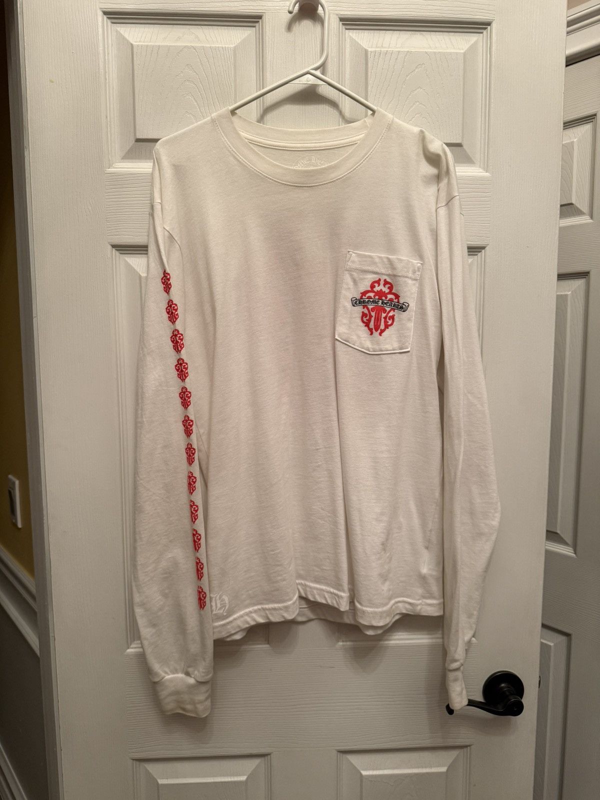 Chrome Hearts Chrome Hearts White Dagger Long Sleeve Size US L / EU 52-54 / 3 - 1 Thumbnail