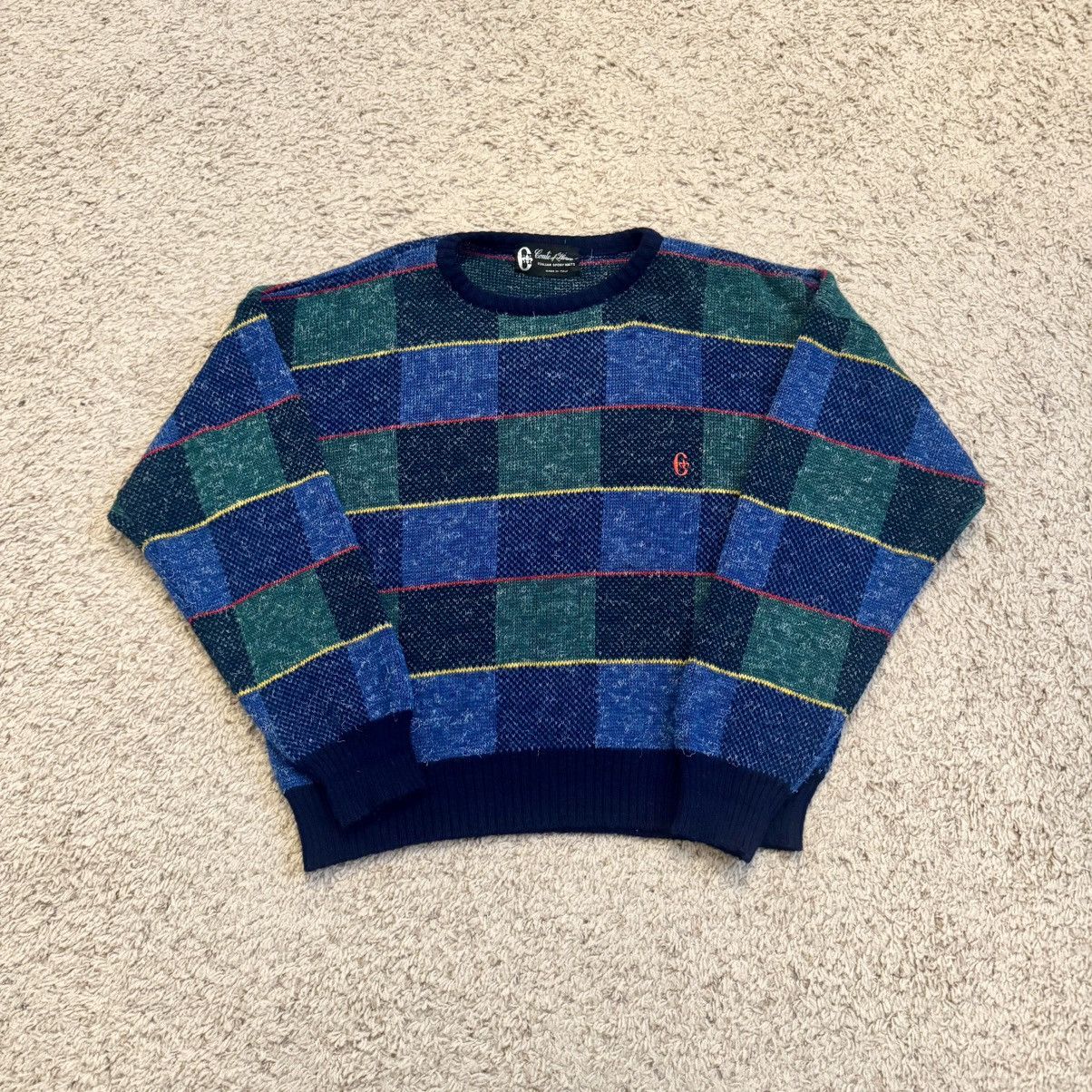 Conte of Florence Vintage Conte Of Florence Checkered Sweater XL Size US XL / EU 56 / 4 - 1 Thumbnail