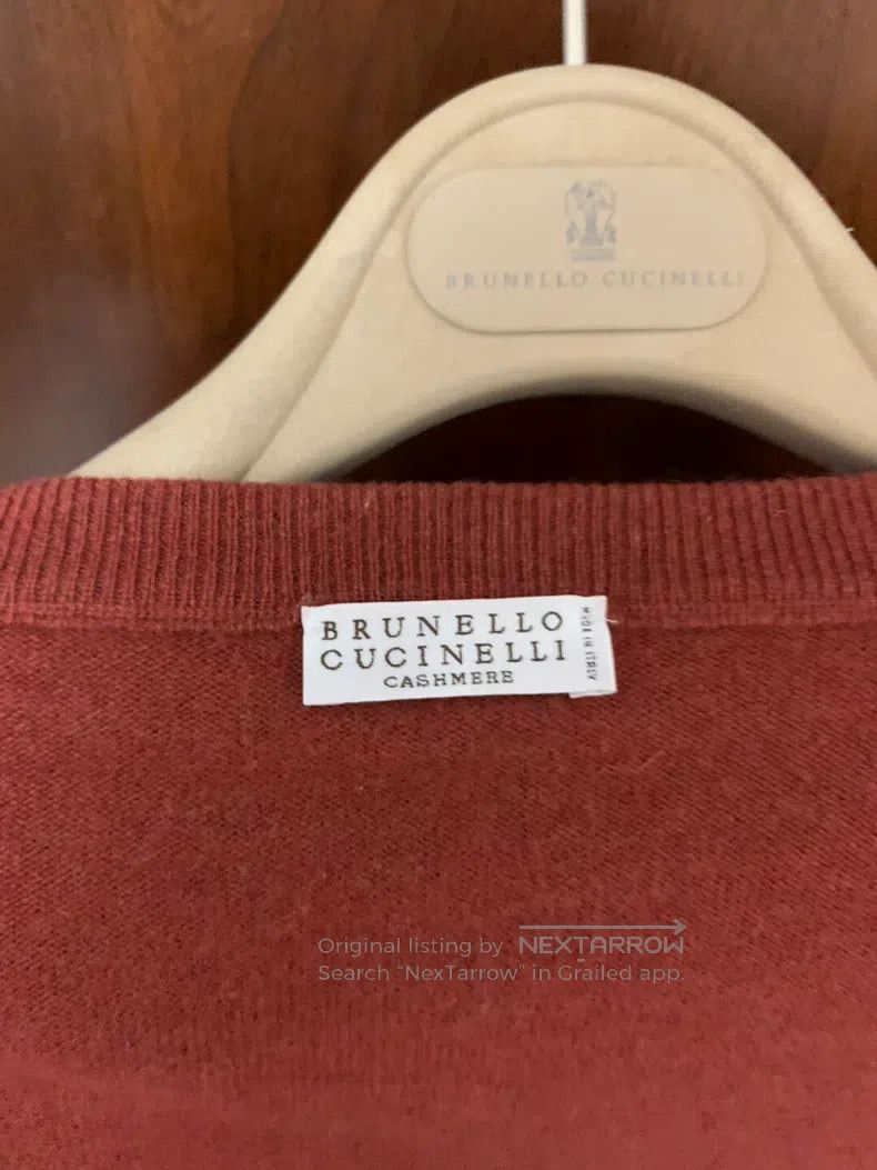 Brunello Cucinelli Brunello cucinelli Wine-red sweater Size S / US 4 / IT 40 - 5 Thumbnail
