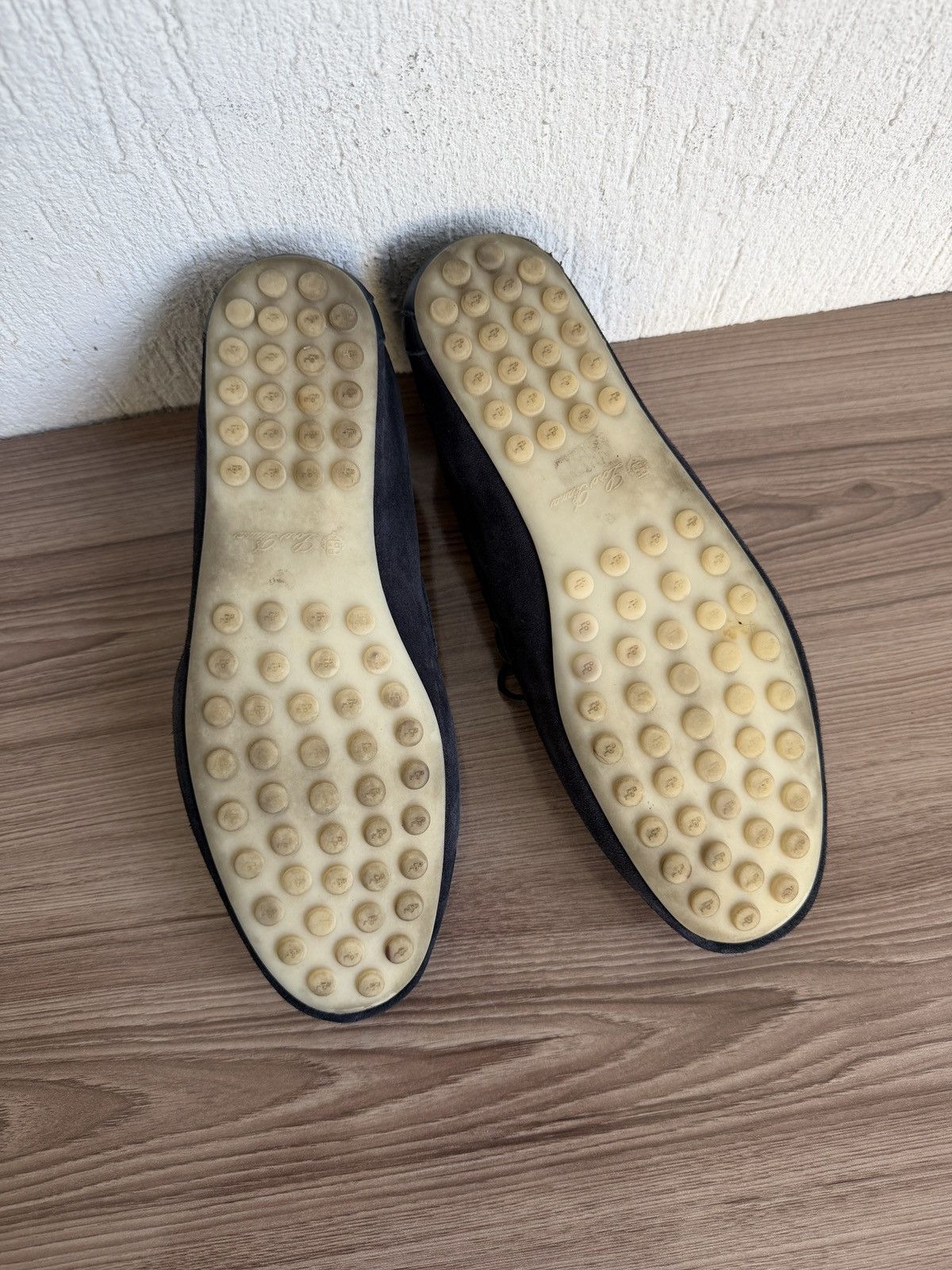 Loro Piana Suede Dot sole walk loafers Size US 9 / EU 42 - 22 Thumbnail