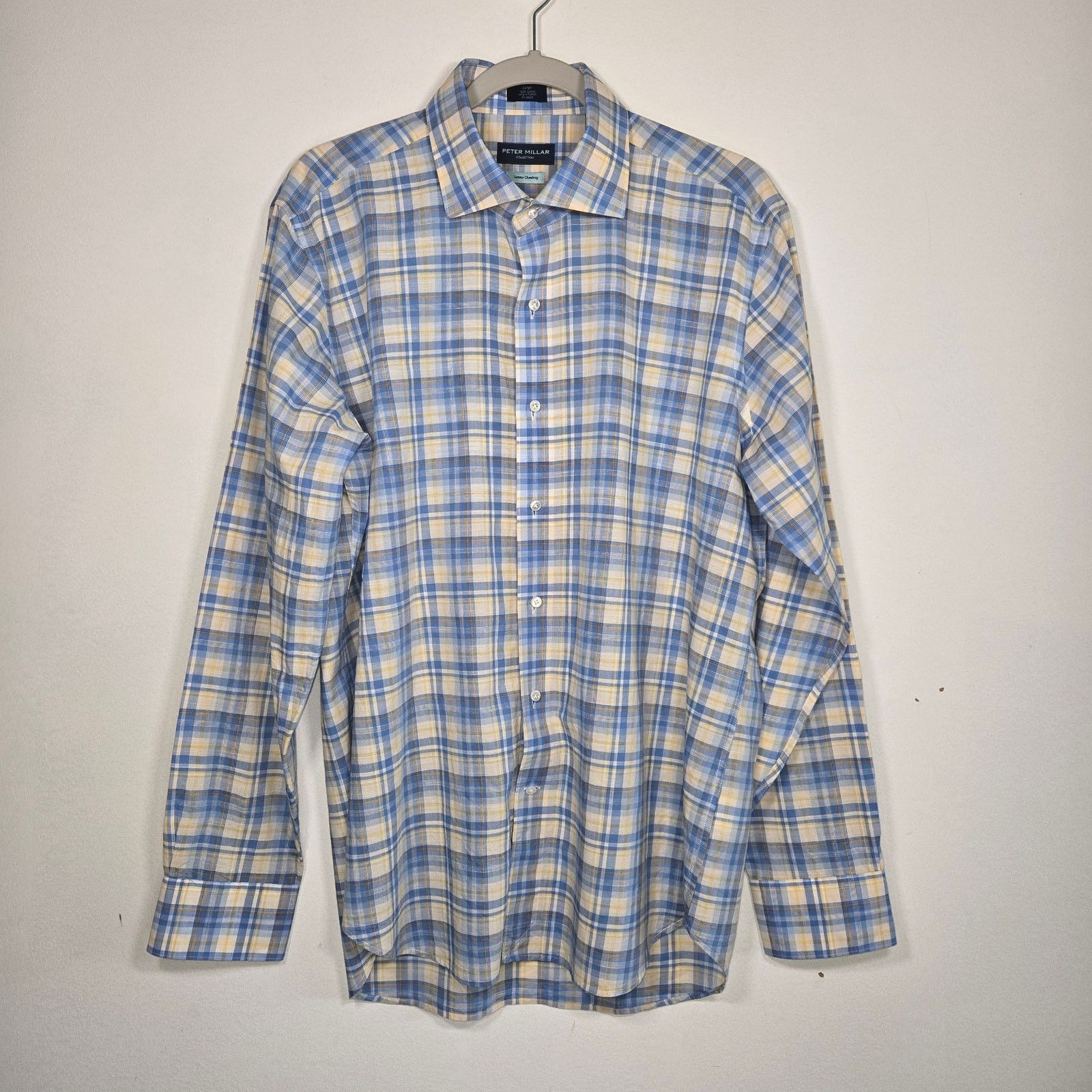 Peter Millar Peter Millar Men's Summer Chambray Button Shirt. Size Large. Size US L / EU 52-54 / 3 - 1 Thumbnail