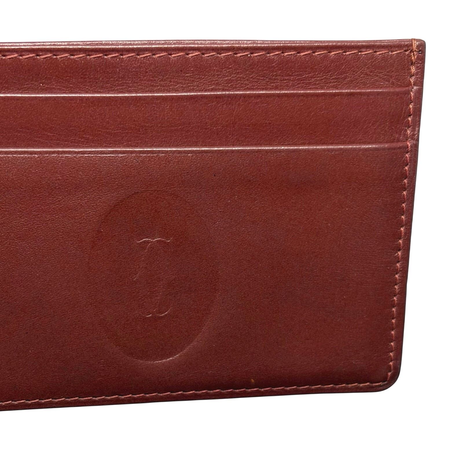 Cartier Cartier Dark Red Cardholder Wallet Size ONE SIZE - 5 Thumbnail