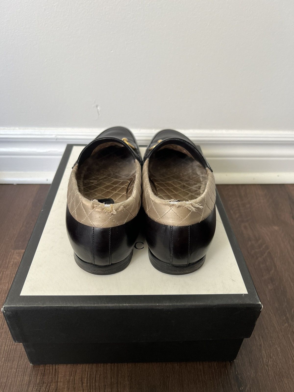 Gucci Black horsebit loafers Size US 5 / EU 37 - 5 Thumbnail