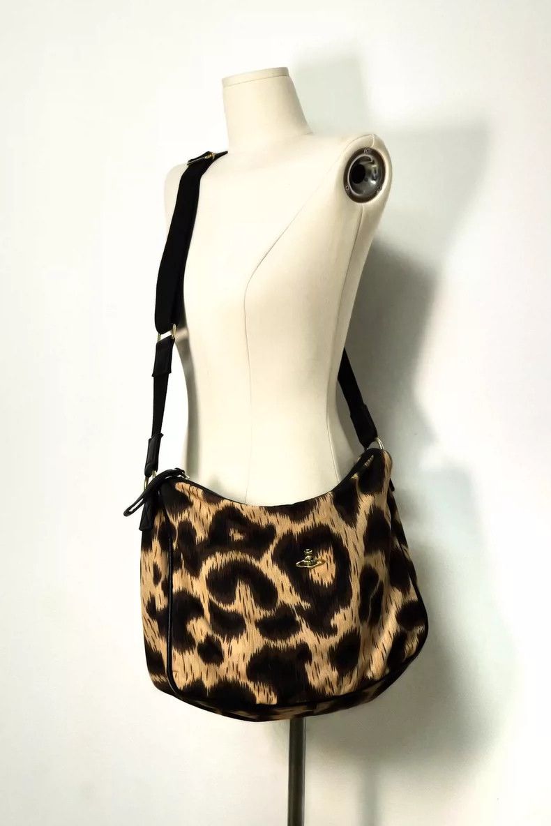 Vivienne Westwood Vivienne Westwood size os Brown leopard print mid-age backp Size ONE SIZE - 1 Thumbnail