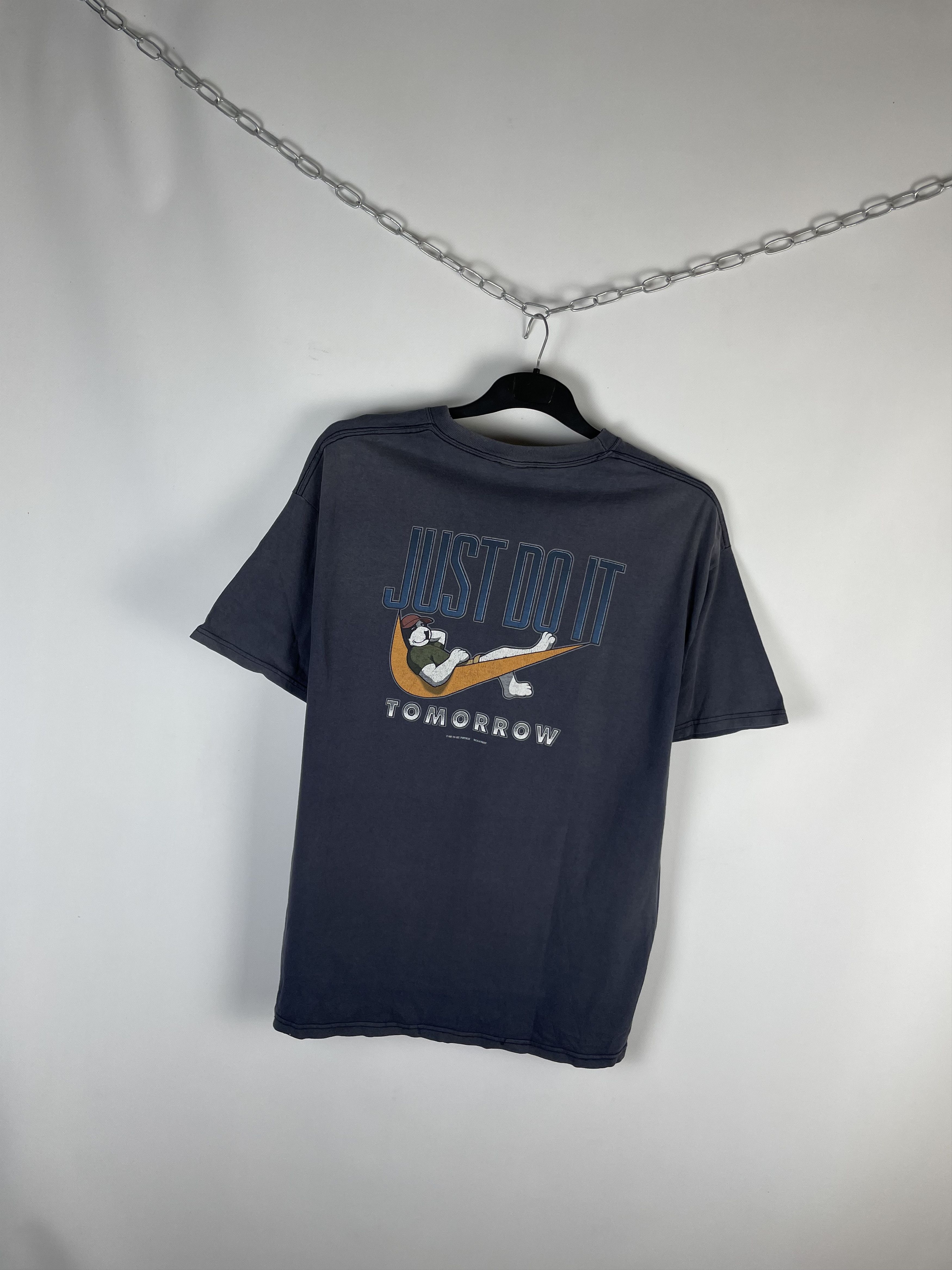 Vintage Vintage Just Do It Tomorrow T-Shirt Size US XL / EU 56 / 4 - 2 Thumbnail
