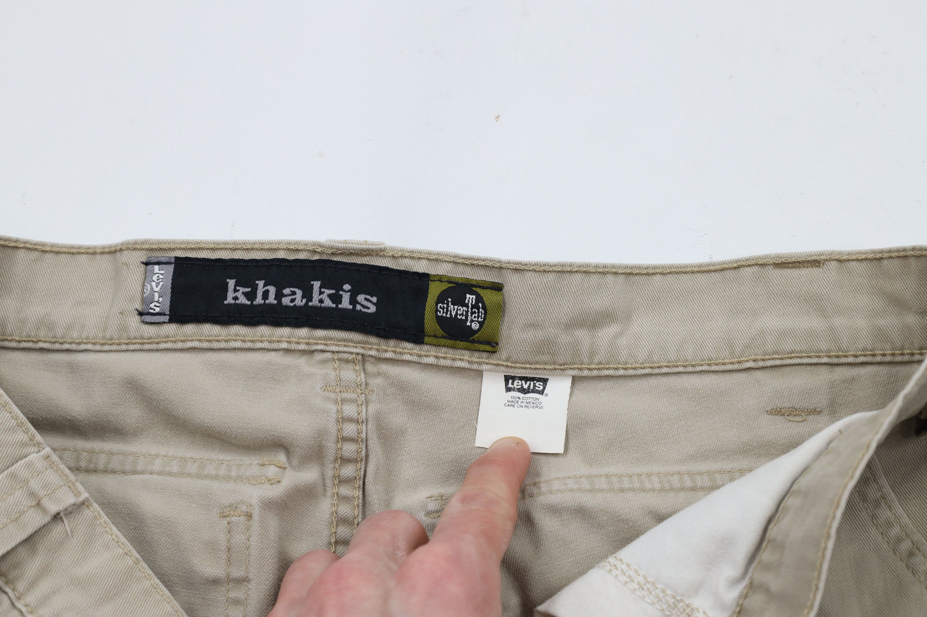 Levi's × Vintage Vintage 90s Levis SilverTab Loose Fit Wide Leg Cargo Pants Size US 36 / EU 52 - 8 Thumbnail