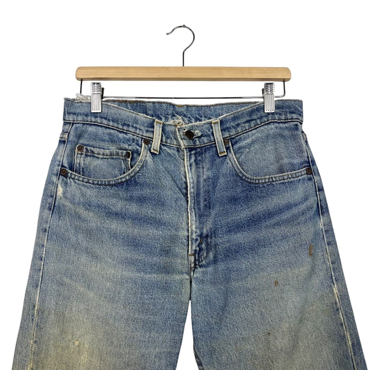 Levi's Vintage 90s Levis Distressed Denim Jeans Size US 30 / EU 46 - 2 Thumbnail